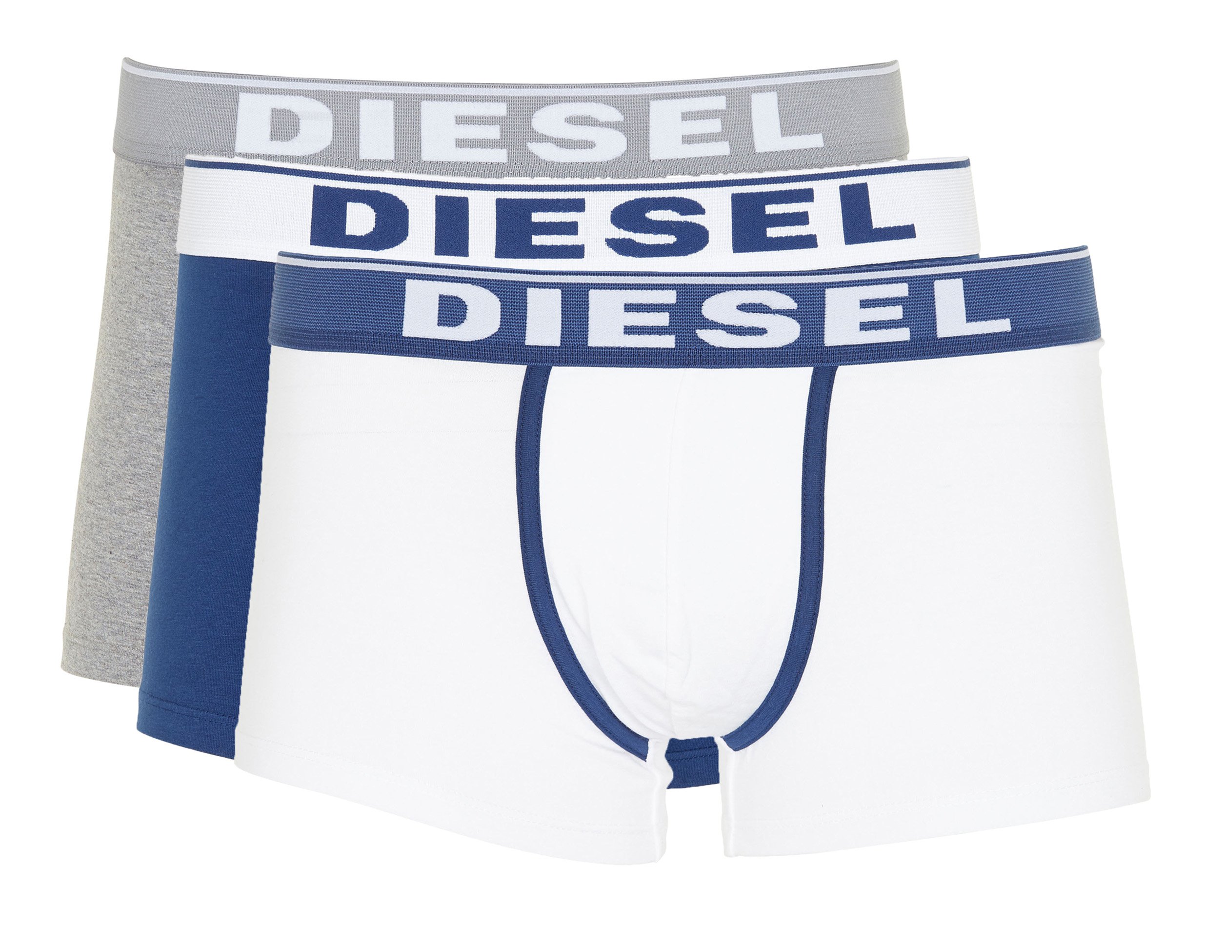 3 Katoenen Boxershorts 423 - Blue/white Diesel - Heren | Place des Tendances
