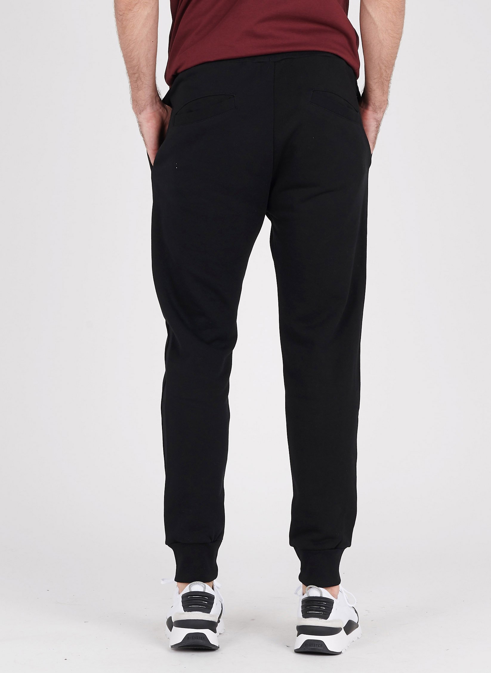 Sale Joggingbroek Van Stevige Jersey 001 - Black Diesel - Heren | Place des  Tendances