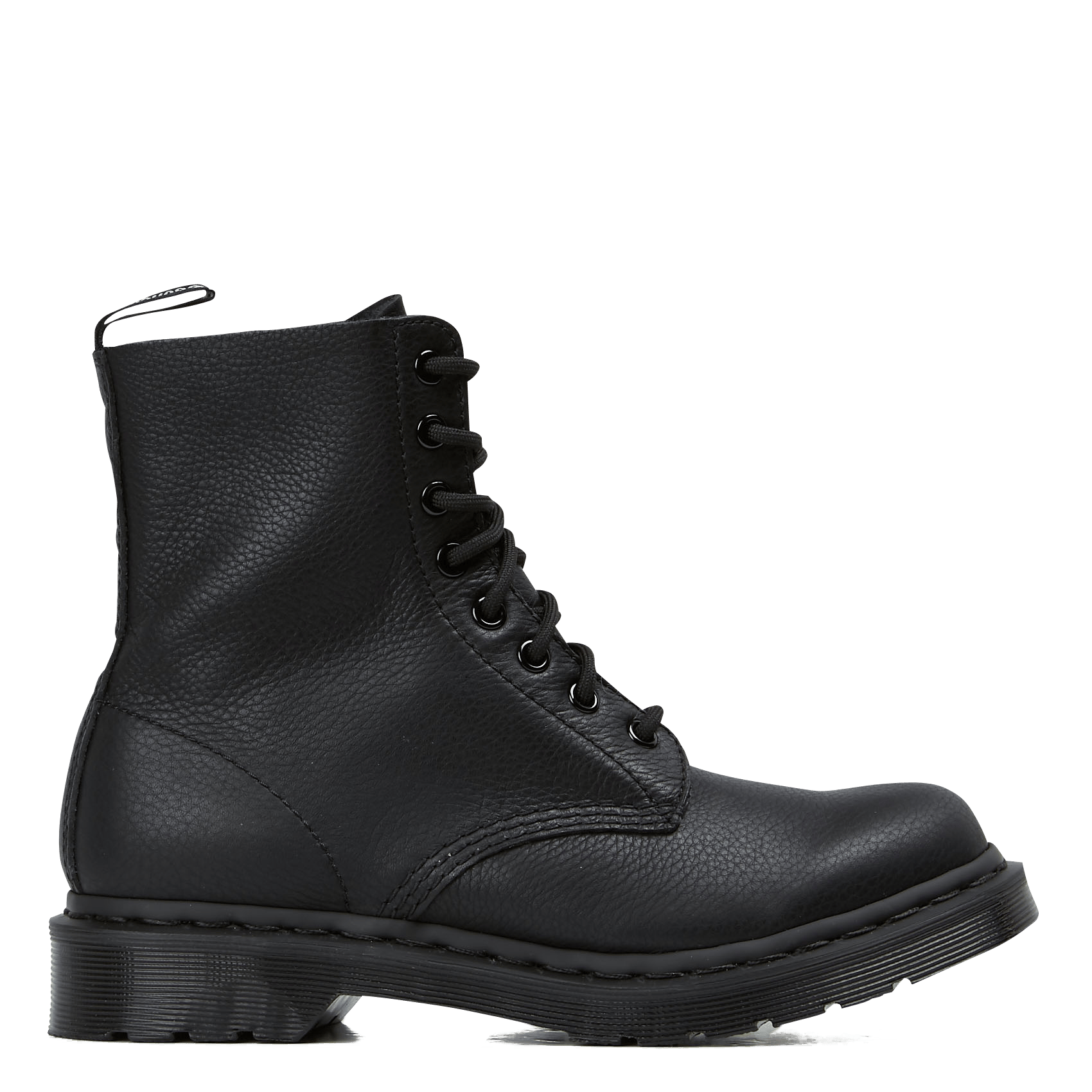 Dr. Martens Dames Enkellaarsjes Zwart led eyelet rijgbootie | Van den Assem