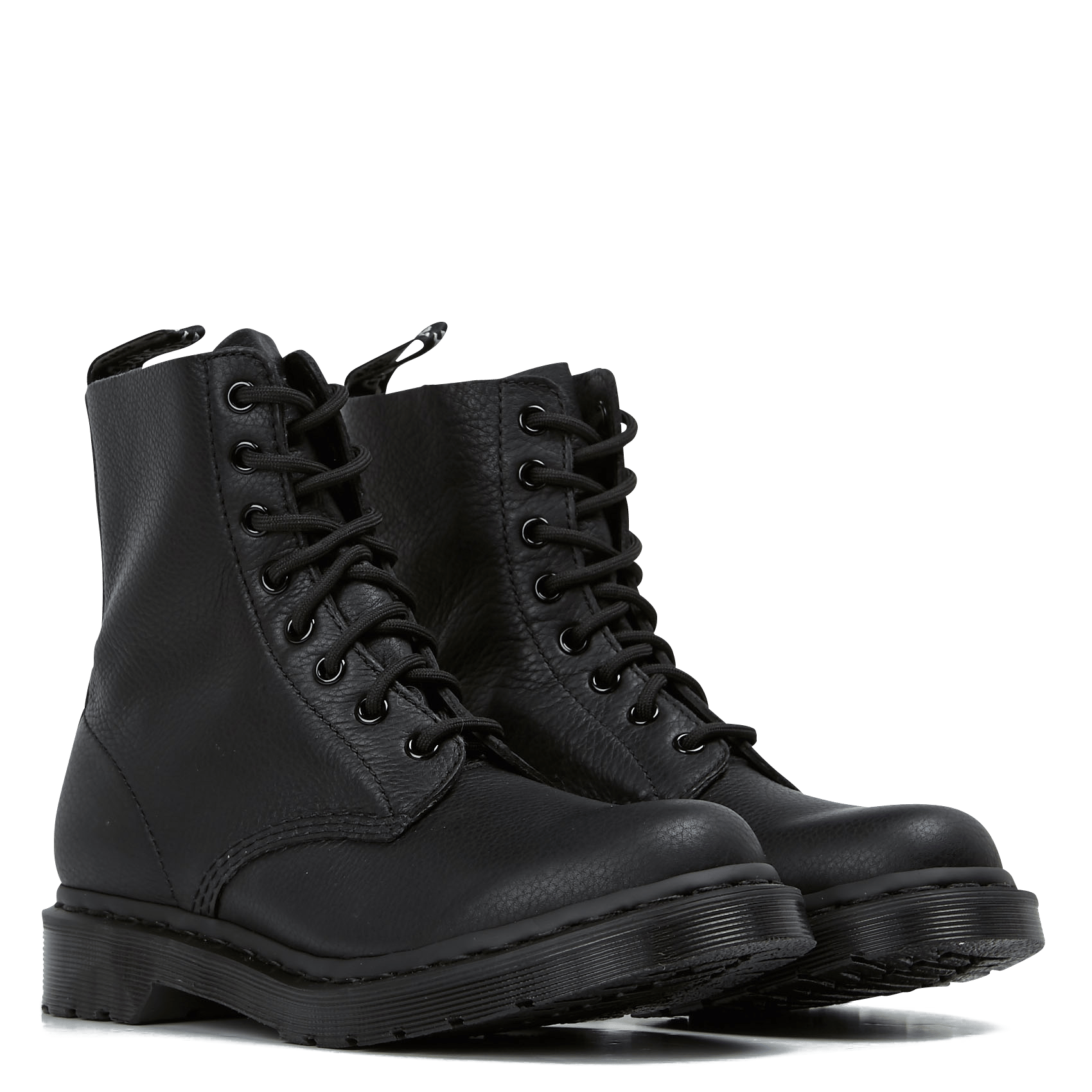 Hoge Leren Boots Dr. Martens Pascal Mono Black Virginia Dr. Martens - Dames  | Place des Tendances