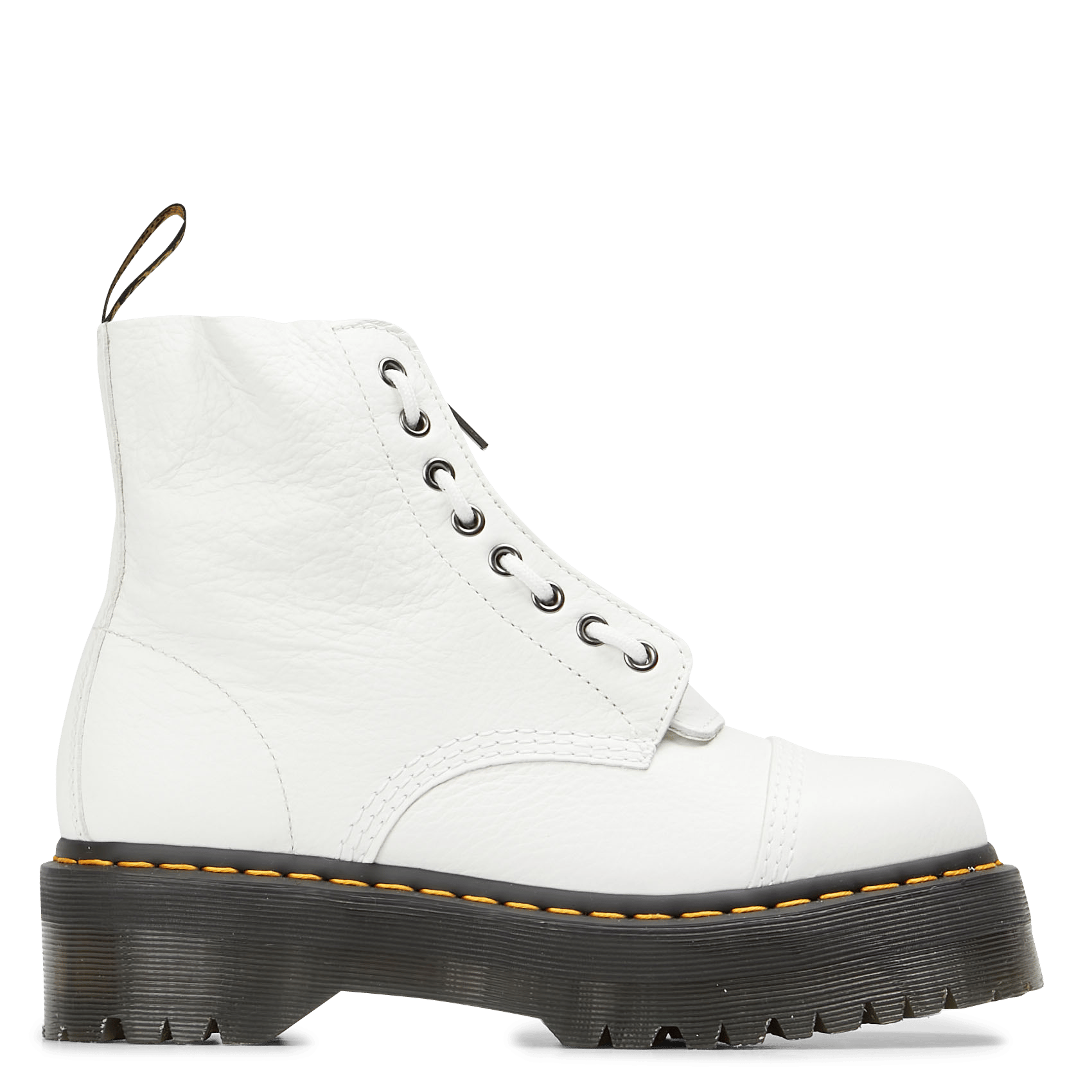 Sale Leren Boots White Milled Nappa Dr. Martens - Dames | Place des  Tendances