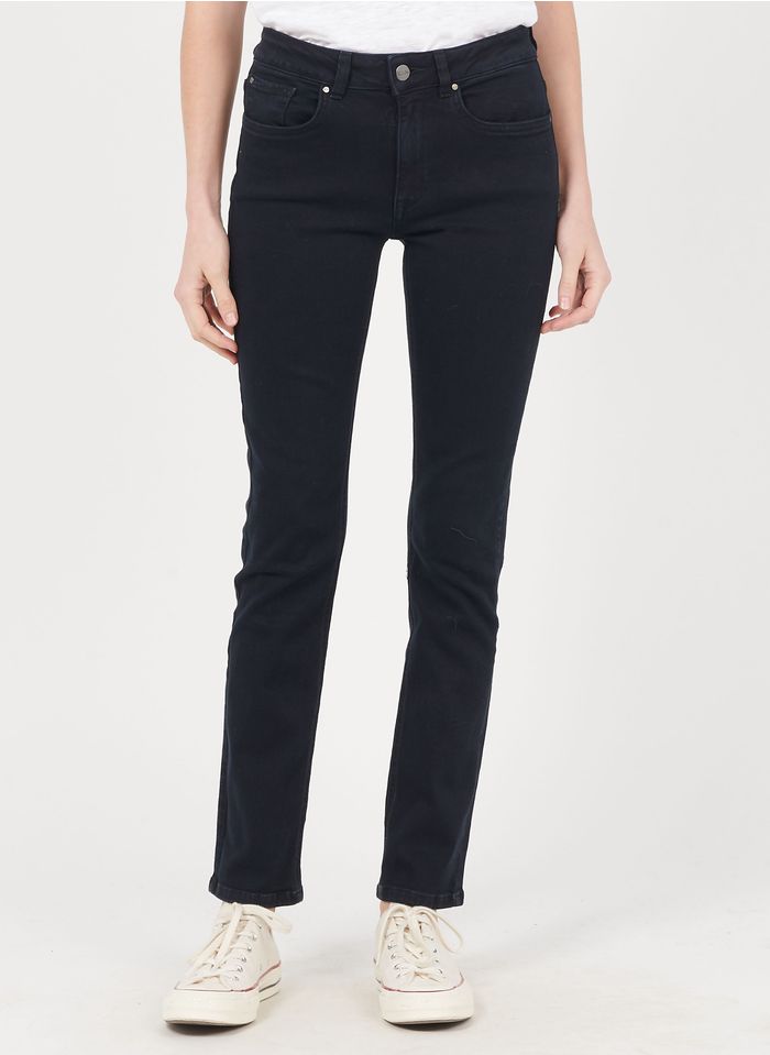 EKYOG Slim-fit jeans van stretchkatoen met normale taille | Zwart