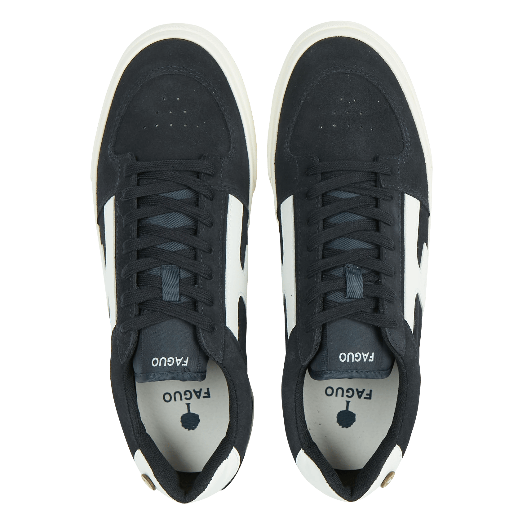 Sale Leren Sneakers Met Dikke Zool Navy Faguo - Heren | Place des Tendances