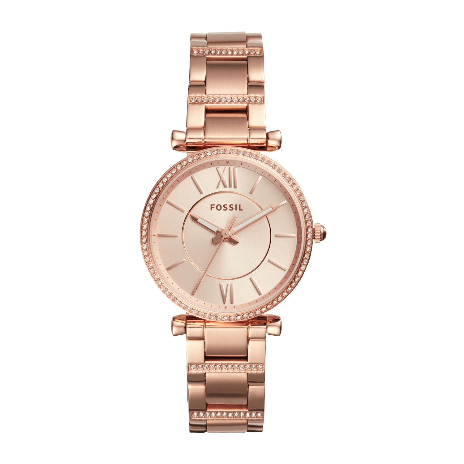 Horloge Rose Fossil - Dames | Place des Tendances