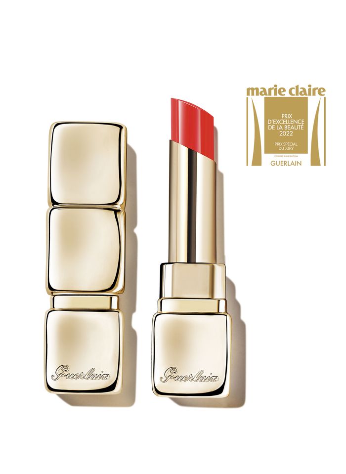 GUERLAIN KissKiss Shine Bloom - Glanzende lipstick met 95 natuurlijke ingrediënten |  - 520 LOVE BLOOM