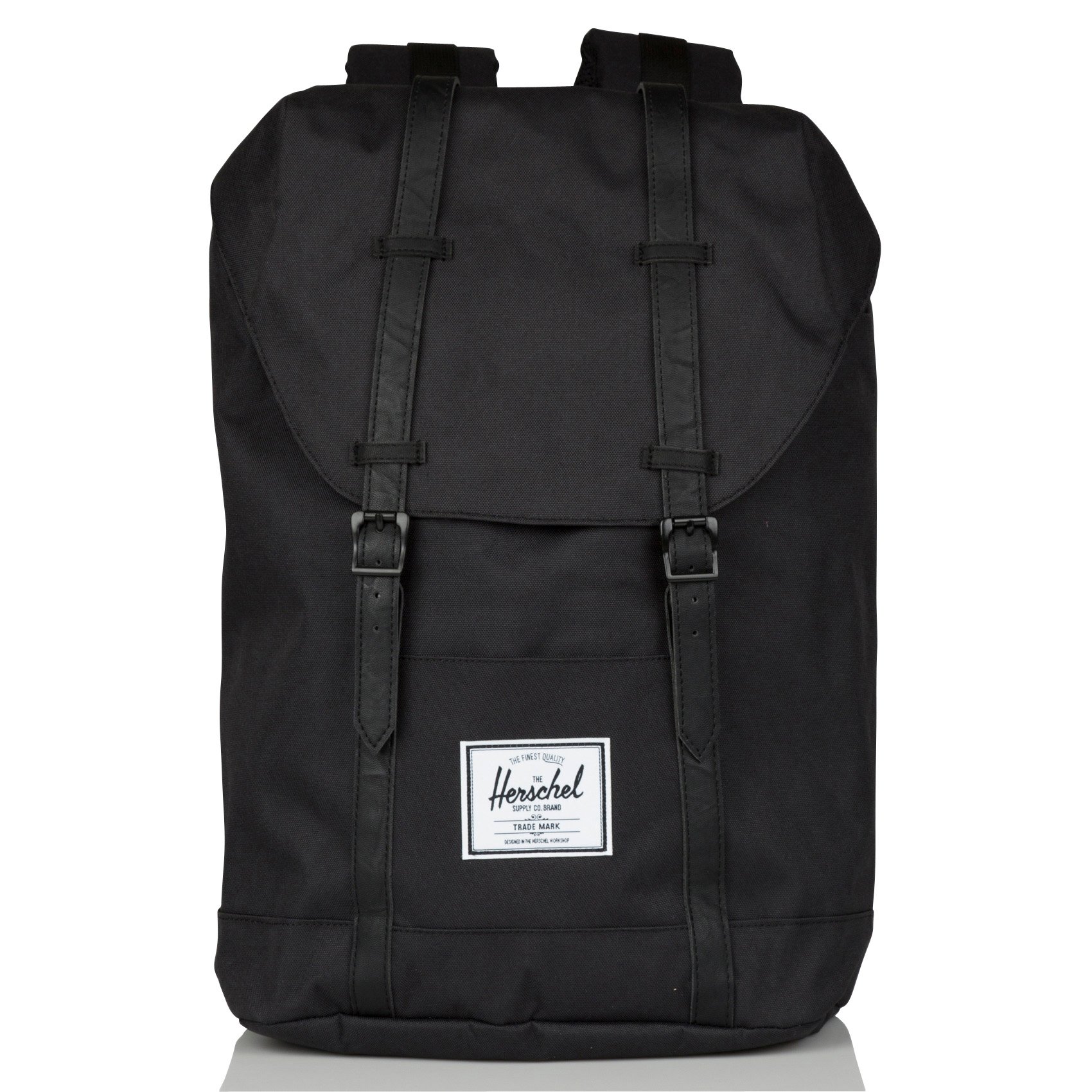 Stoffen Rugzak Black black Synthetic Leather Herschel Heren