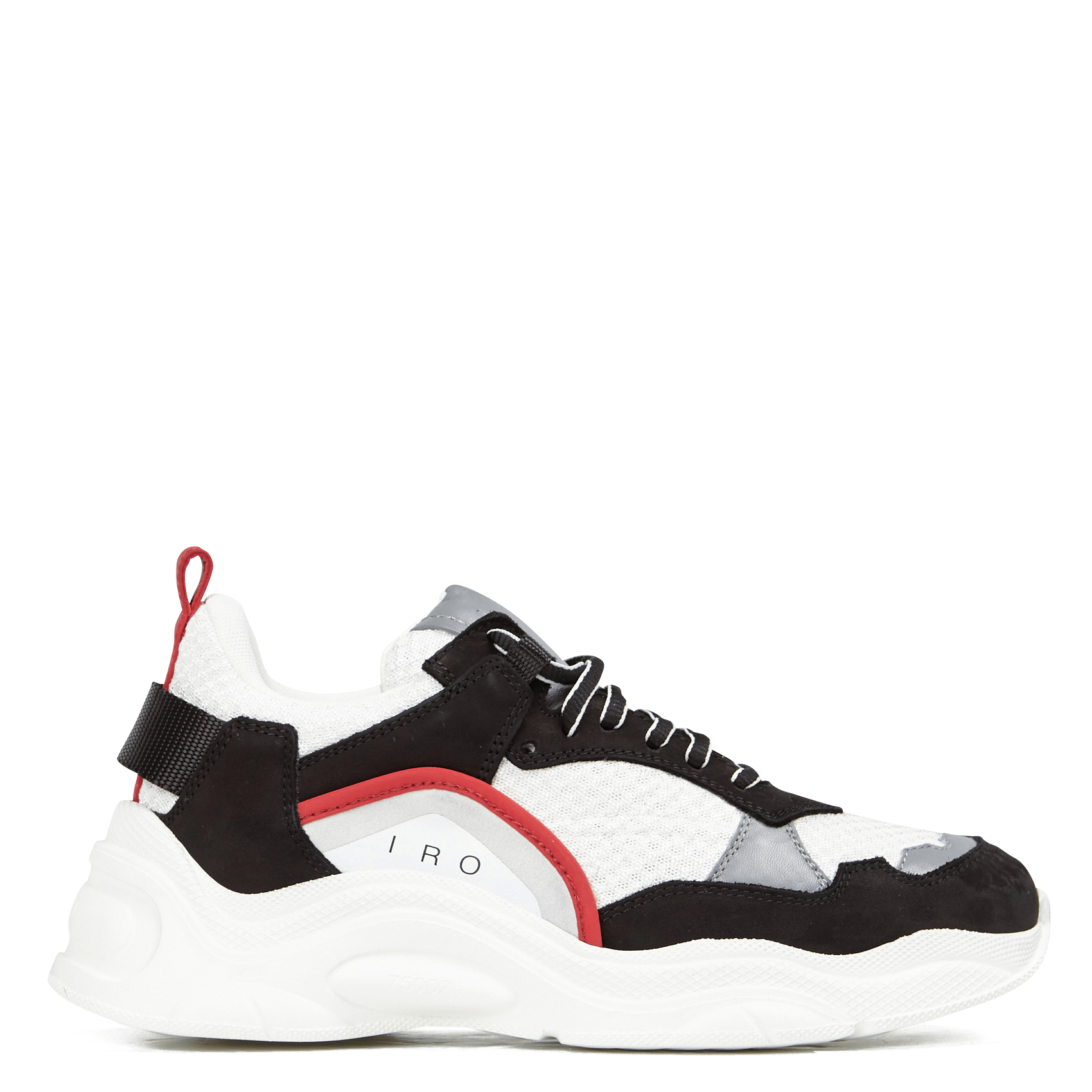 Sale Lage Sneakers Van Leer En Mesh White/red Iro - Dames | Place des  Tendances
