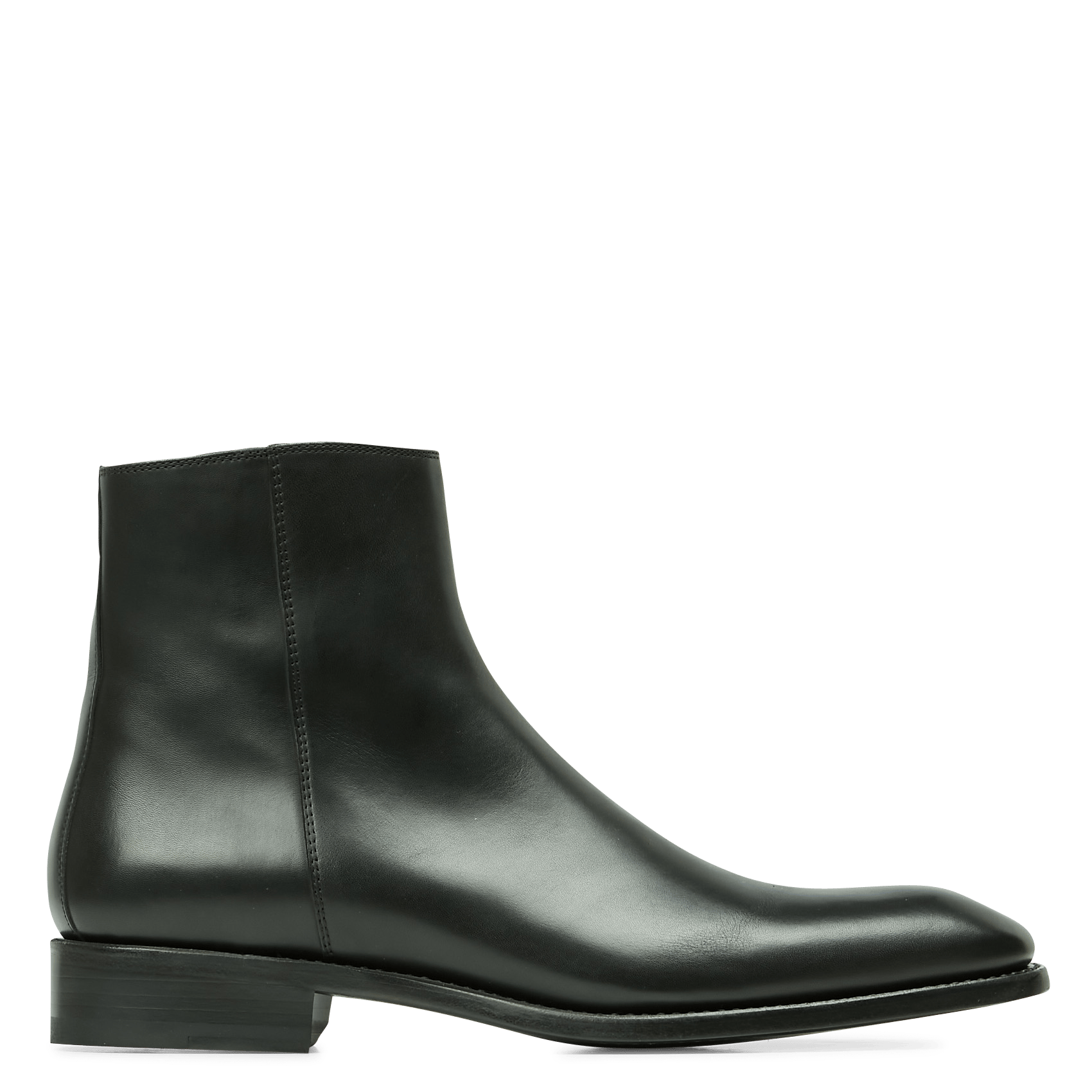 Sale Leren Laarzen Met Rits Noir Jean-baptiste Rautureau - Heren | Place  des Tendances