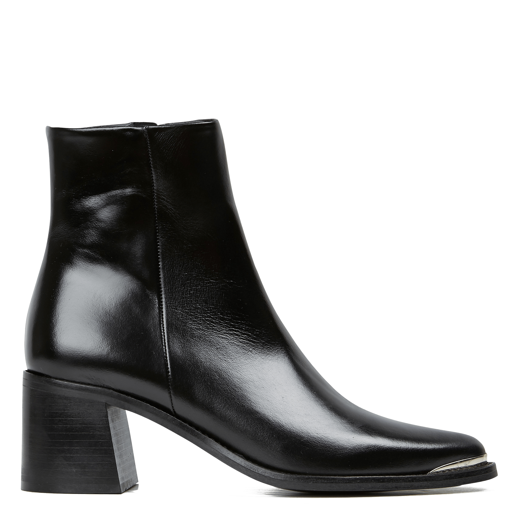 bottine bout carré femme