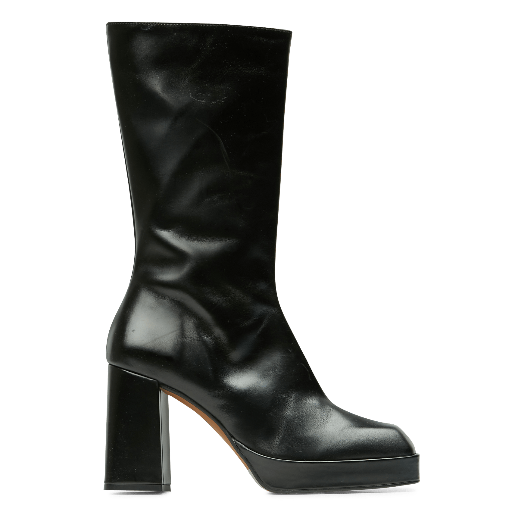 Dames Dames Schoenen Boots Hoge laarzen Vintage Hoge laarzen Bottes talons  vintage cuire noir taille 37 dance4life.com