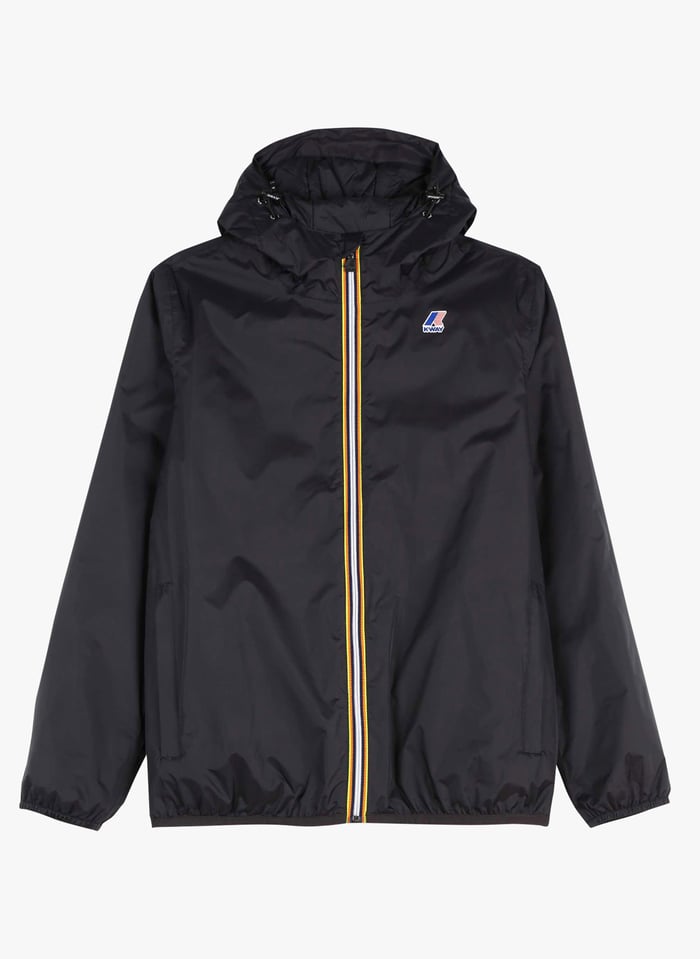 Regenjas Met Rits En Capuchon Pure Black K way Dames Place des