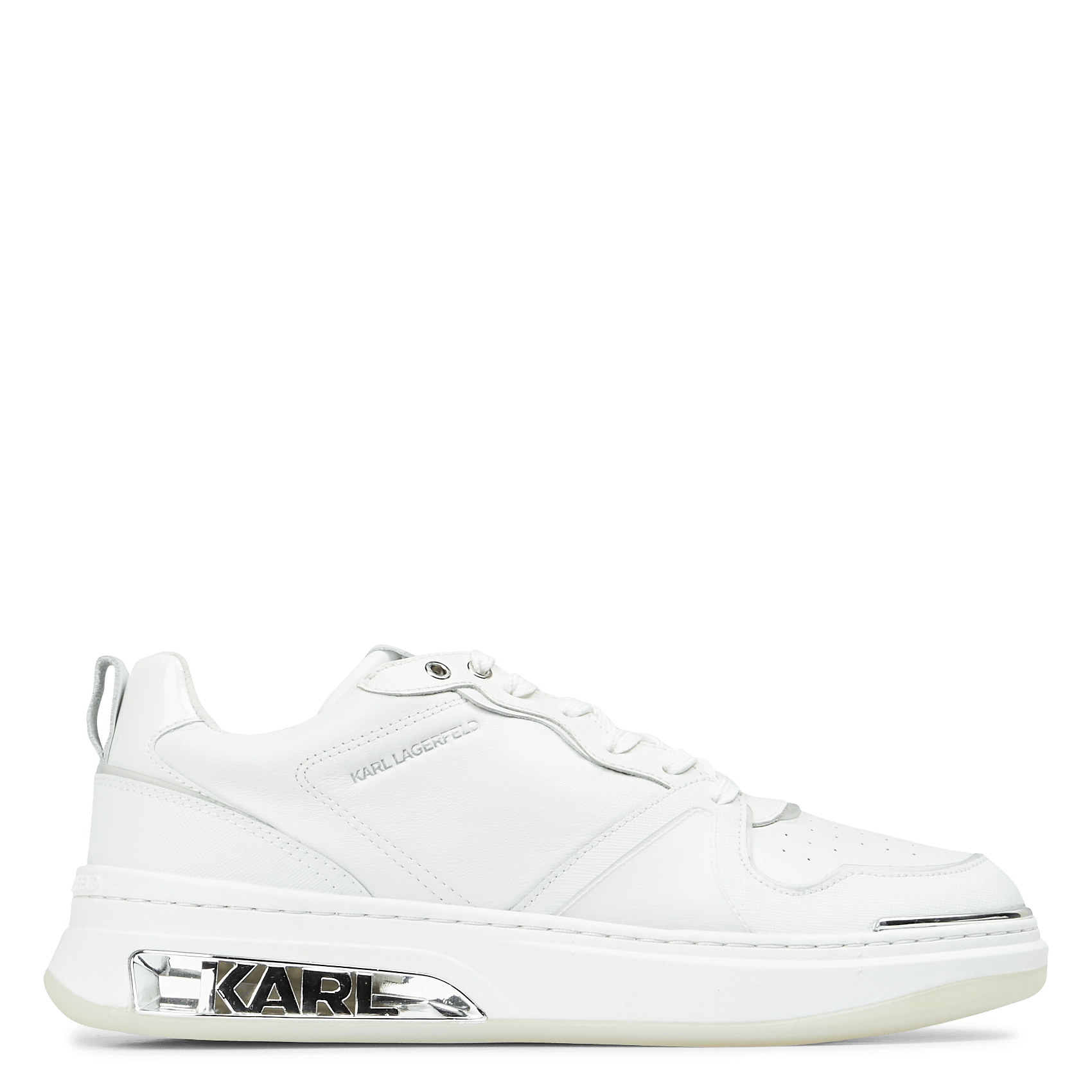 Lage Sneakers White Lthr Karl Lagerfeld - Dames | Place des Tendances