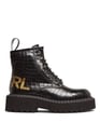 KARL LAGERFELD Crocodile Black Lthr Zwart