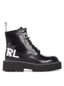 KARL LAGERFELD Black Lthr Zwart