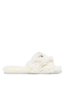 KARL LAGERFELD White Synth Fur Wit