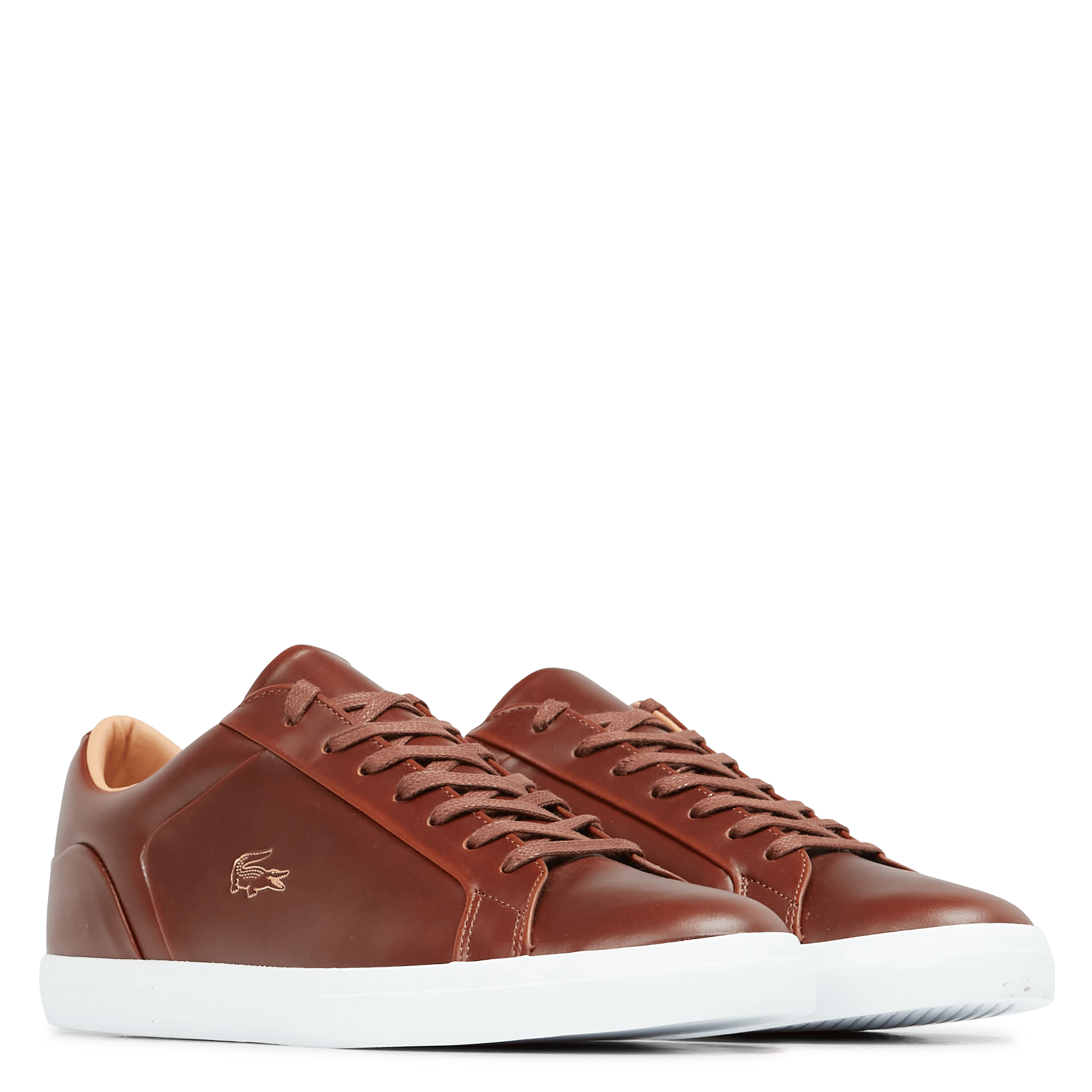 Leren Sneakers - Lerond Brw/wht Lacoste - Heren | Place des Tendances