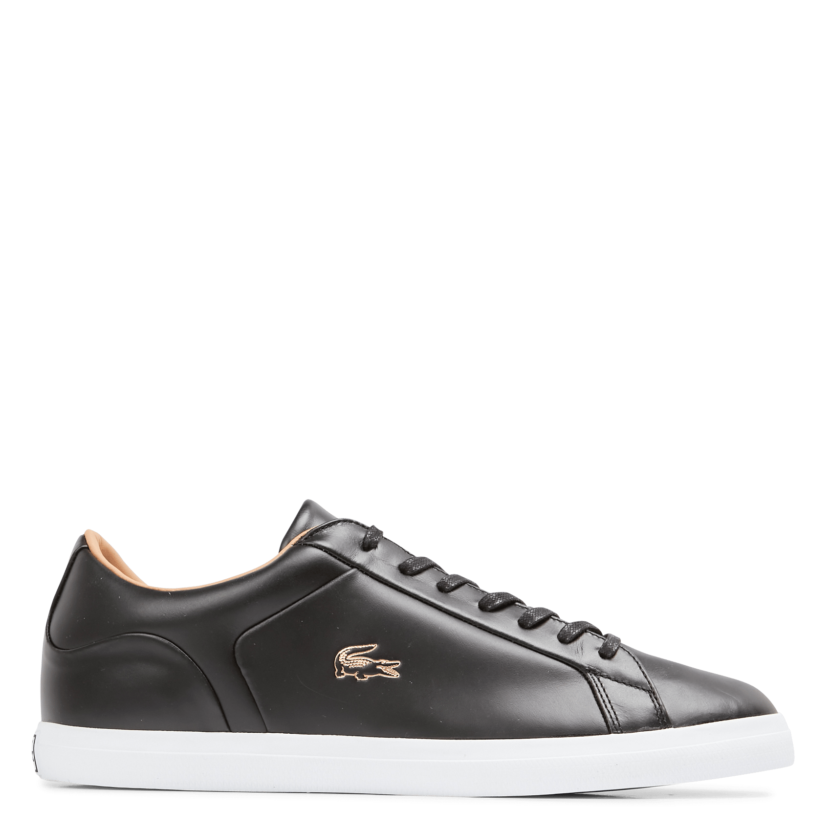 Sale Leren Sneakers - Lerond Blk/wht Lacoste - Heren | Place des Tendances