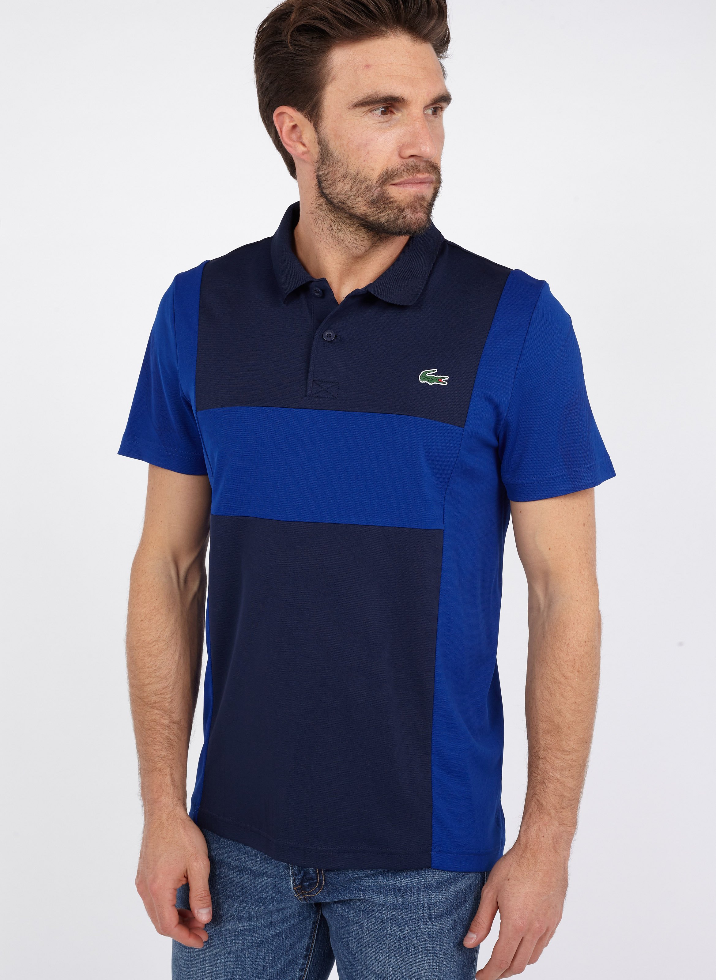 Sale Regular-fit Polo Marine/cosmique Lacoste - Heren | Place des Tendances