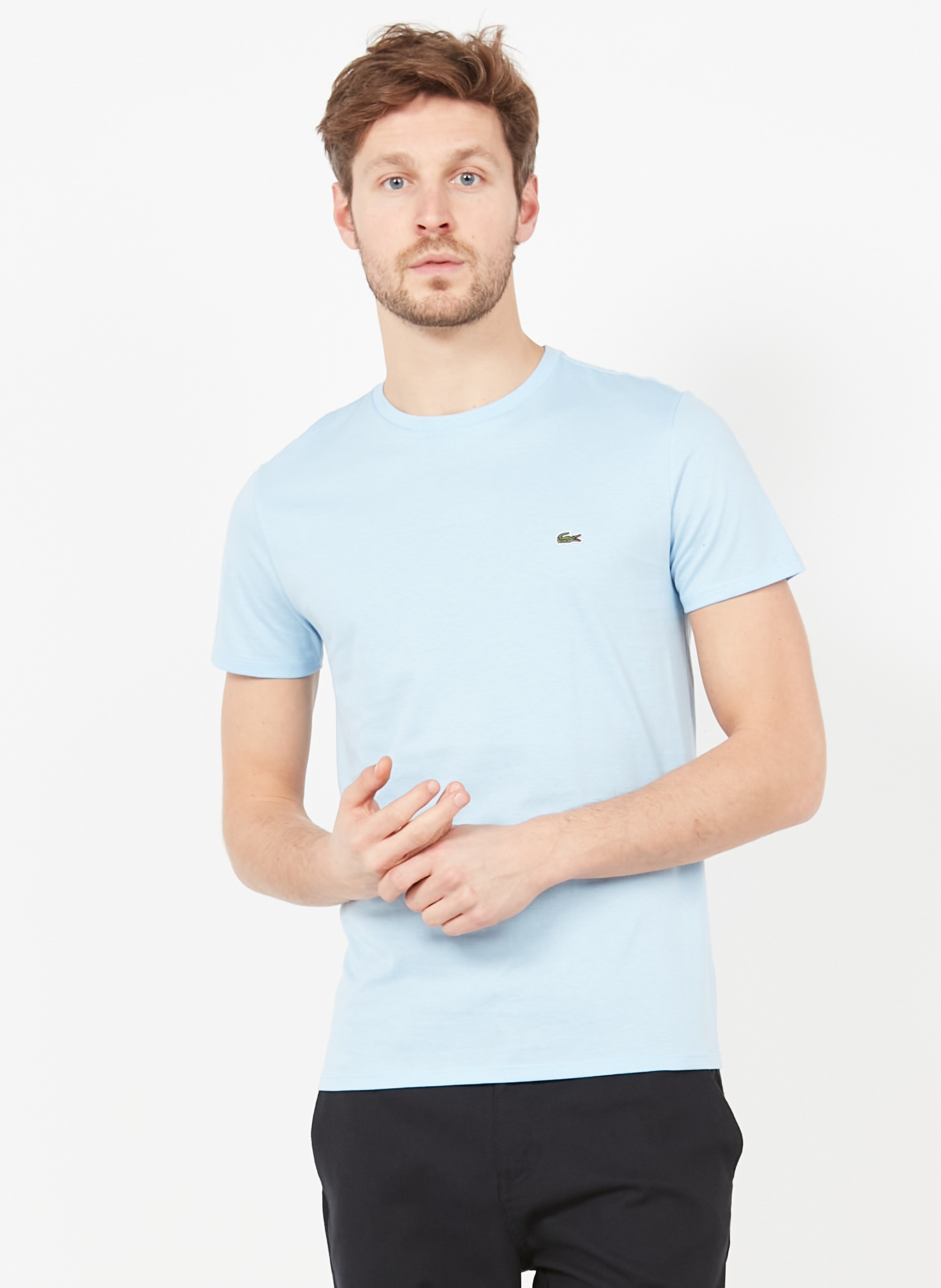 Regular-fit T-shirt Van Pima-katoen 
