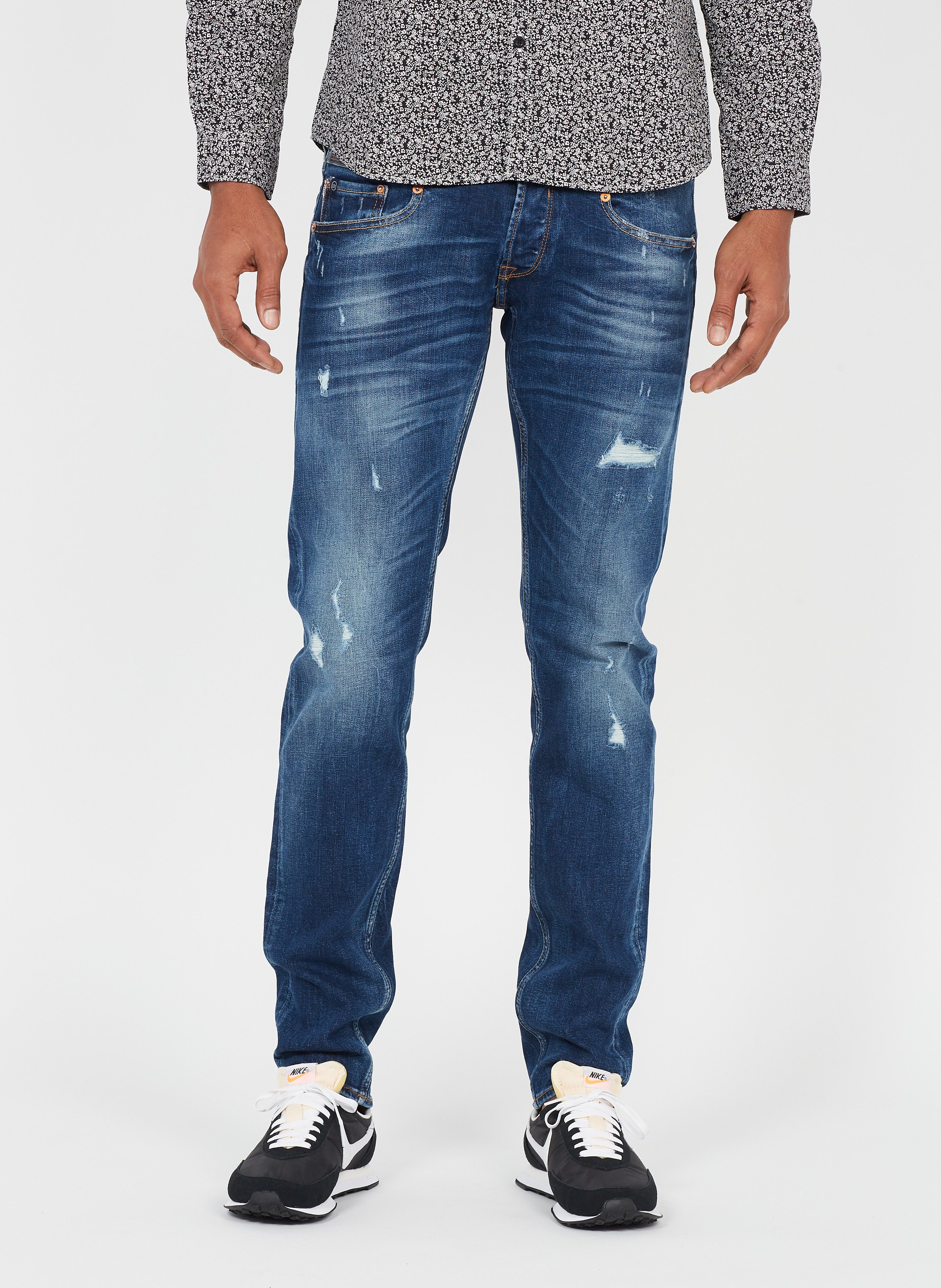 Boyfriend Jeans met Scheuren Medium Waist - Uwantisell.nl