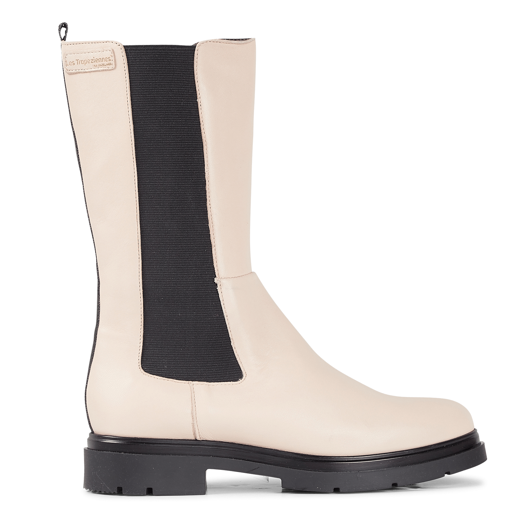 Sale Leren Laarzen Beige Les Tropeziennes - Dames | Place des Tendances