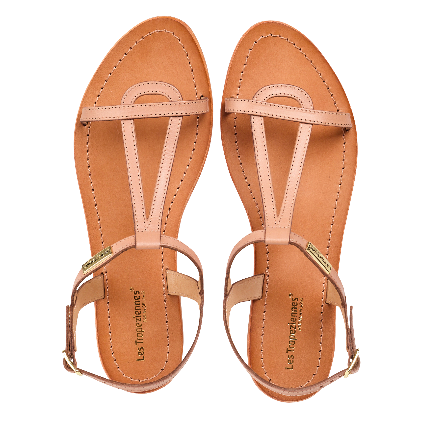 Les Trop\u00e9ziennes Comfortabele sandalen bruin casual uitstraling Schoenen Sandalen Comfortabele Sandalen Les Tropéziennes 
