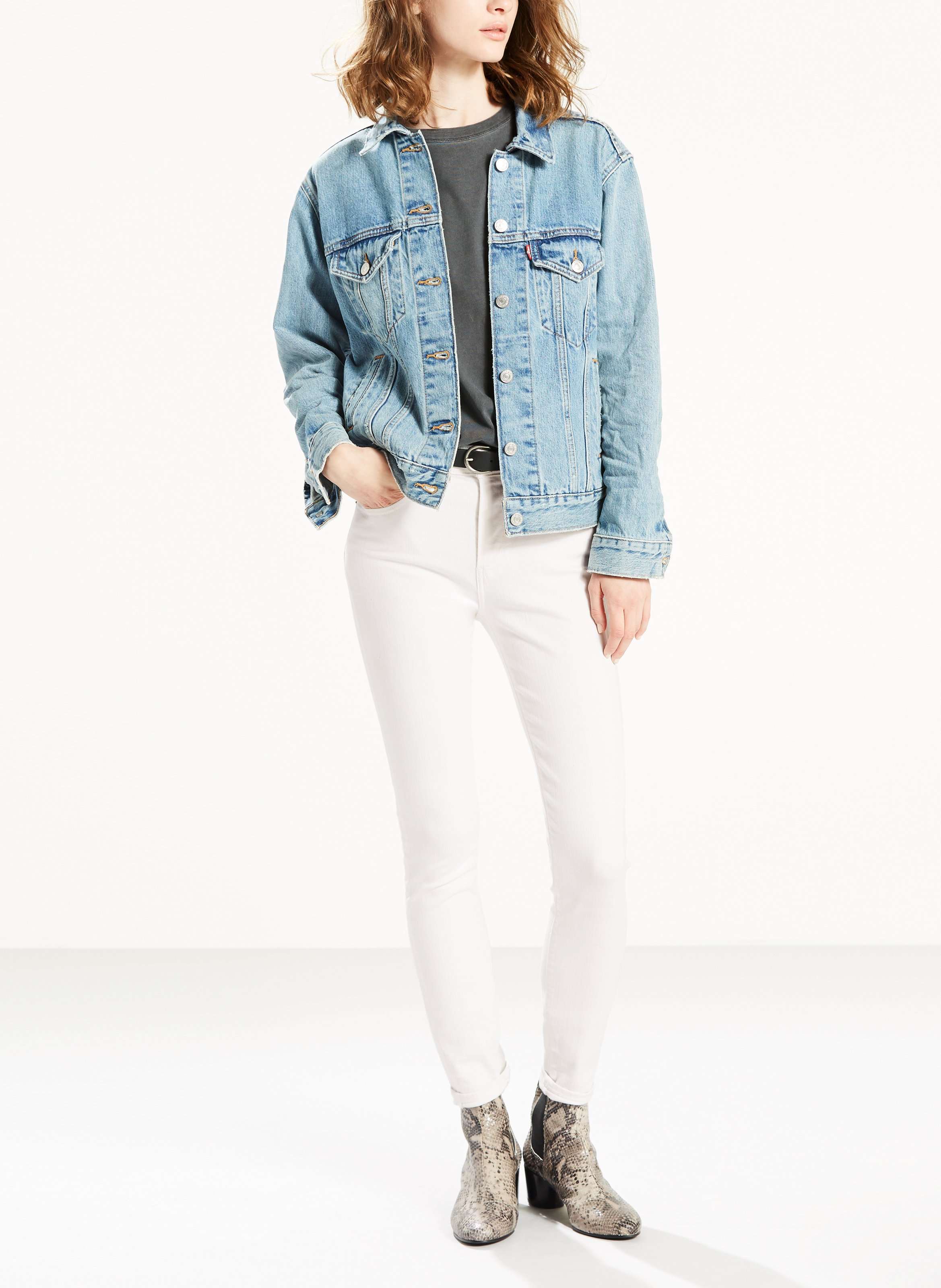 Levi's Blauwe 70s High Slim Straight jeans