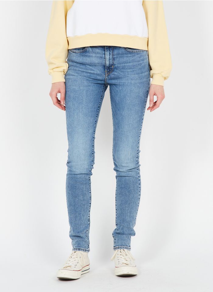 wrijving geleidelijk Walter Cunningham Katoenen Skinny Jeans Medium Indigo Worn In Levi's - Dames | Place des  Tendances