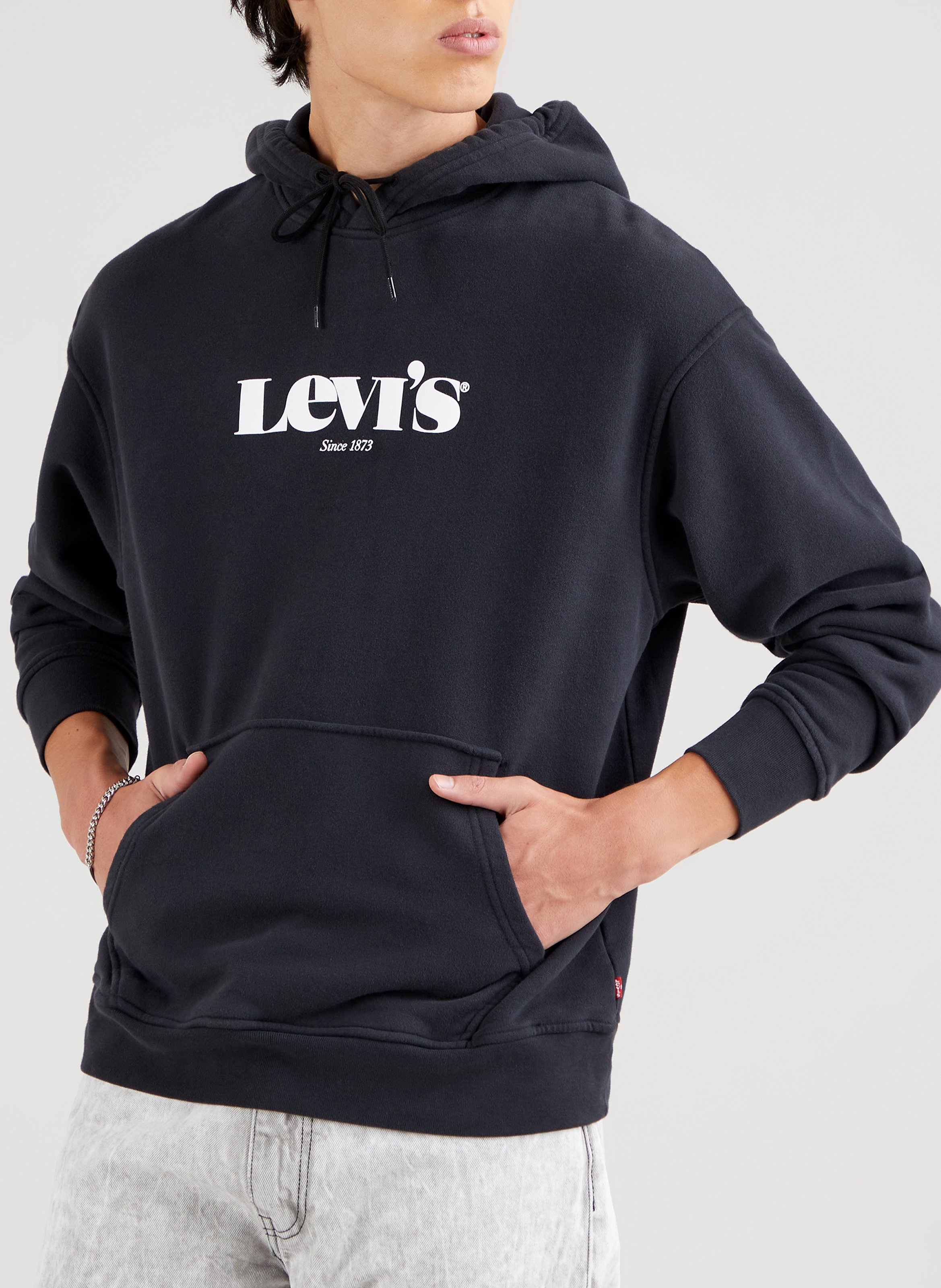 levi's hoodie heren zwart