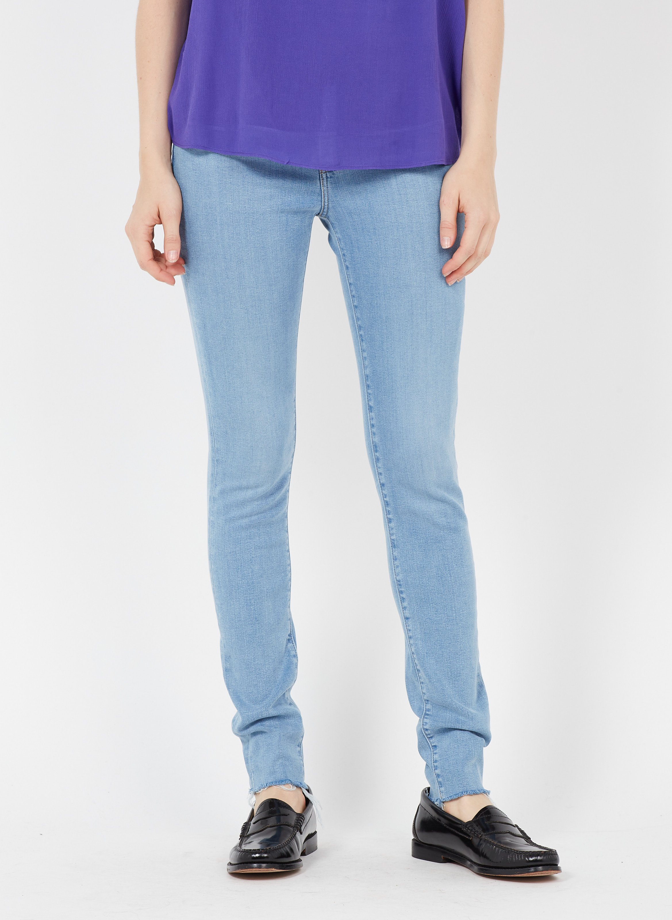 Sale Skinny Jeans Met Hoge Taille Indigo Clair Levi's - Dames | Place des  Tendances