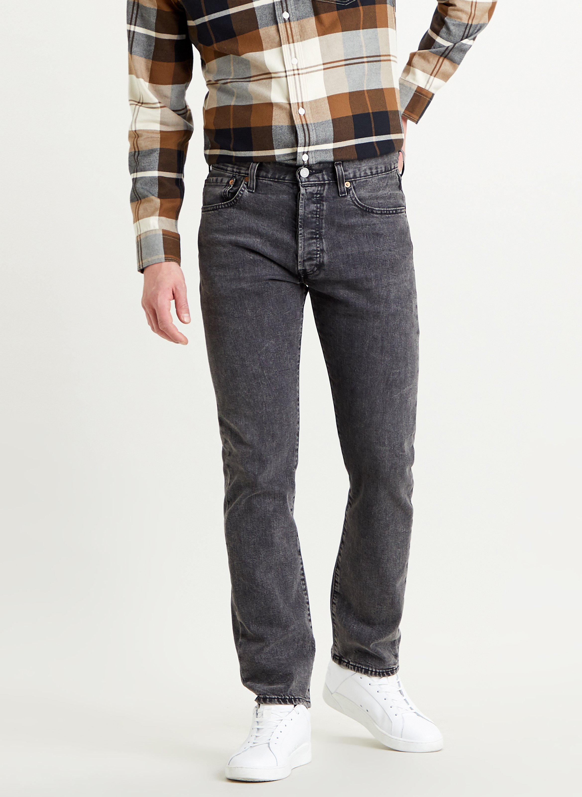Straight-fit Jeans Van Katoenmix Parrish Levi's - Heren | Place des  Tendances