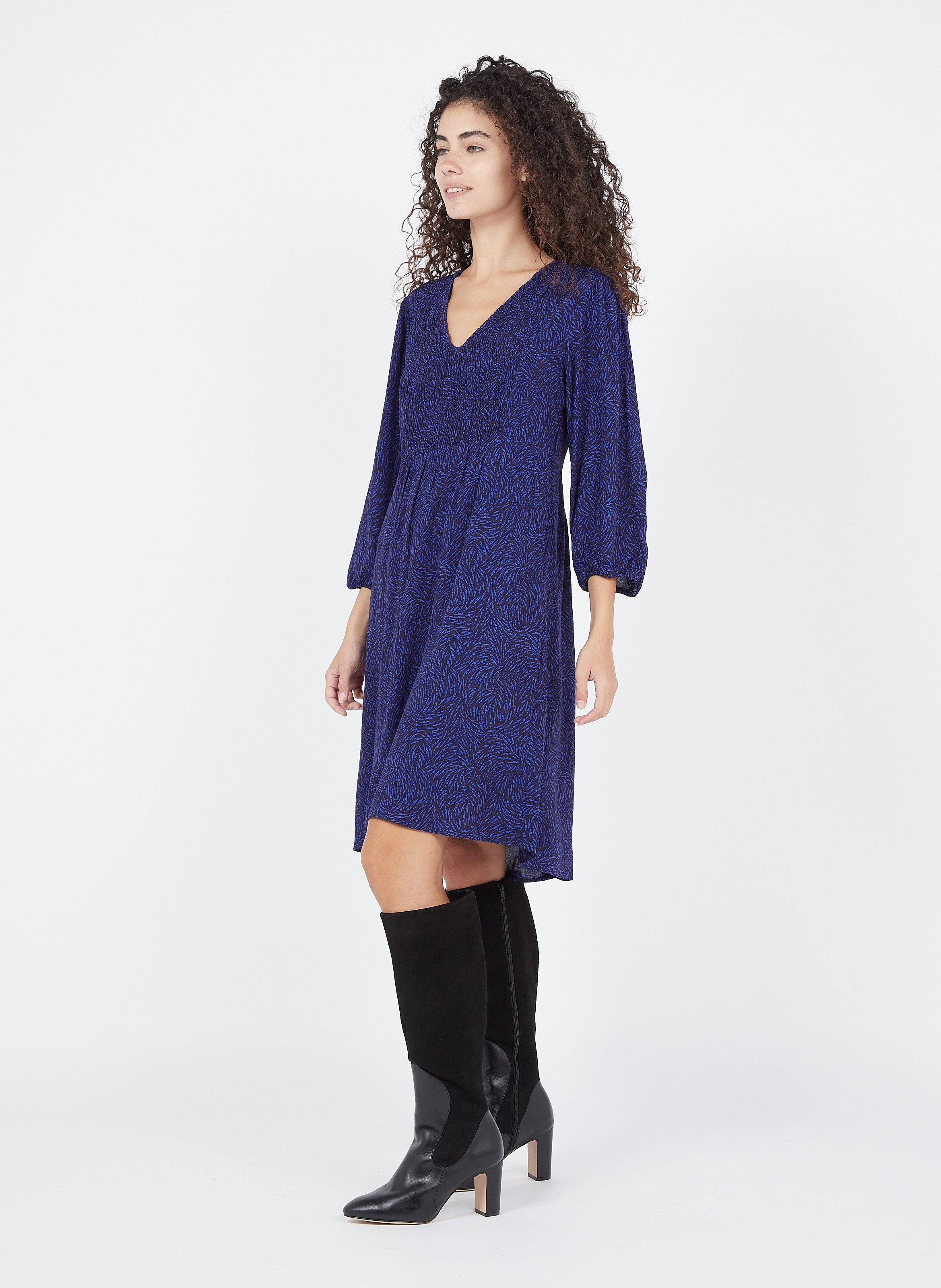 Sale Leren Laarzen Met Hak Noir Cosmoparis - Dames | Place des Tendances