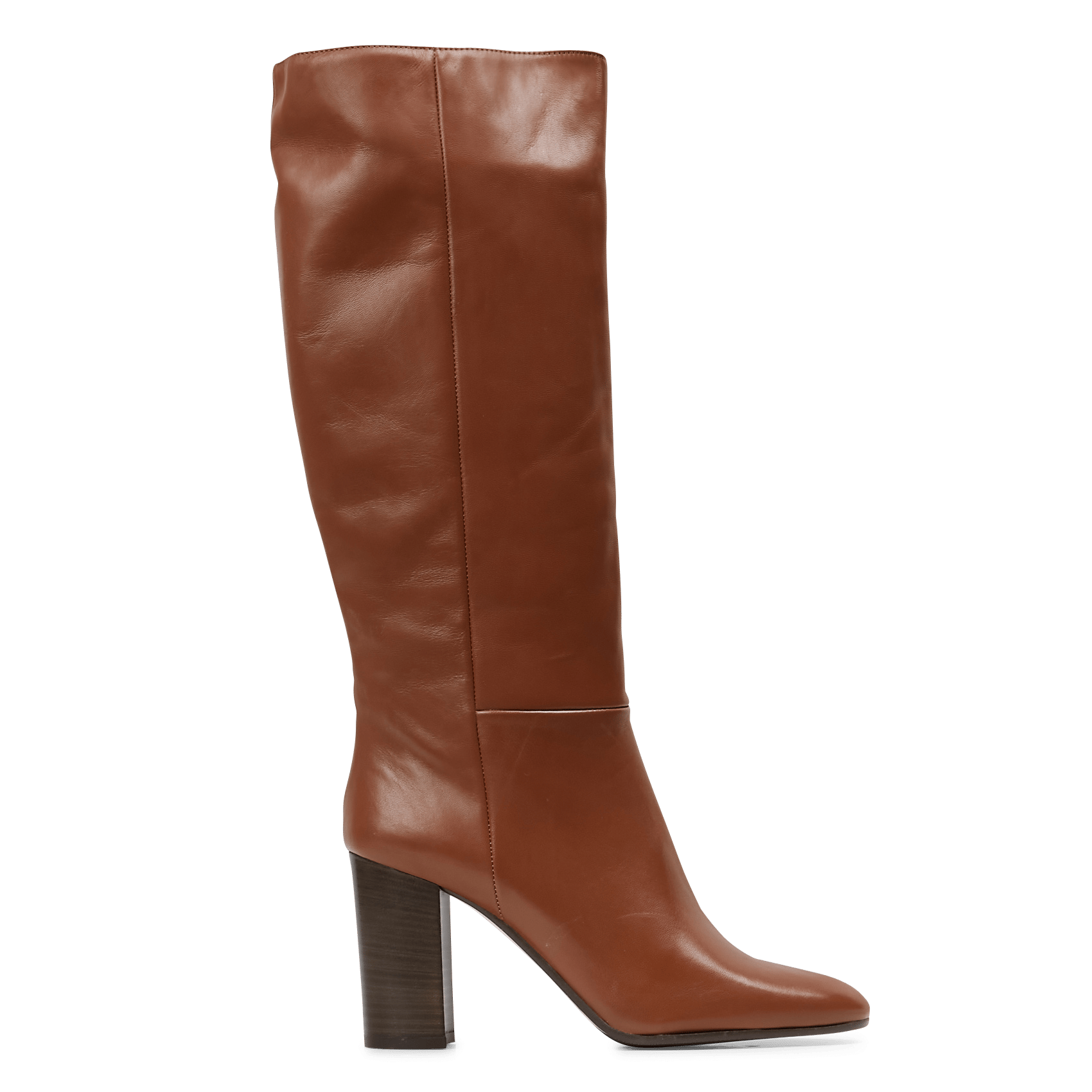 Leren Laarzen Met Hak Camel Maison 123 - Dames | Place des Tendances