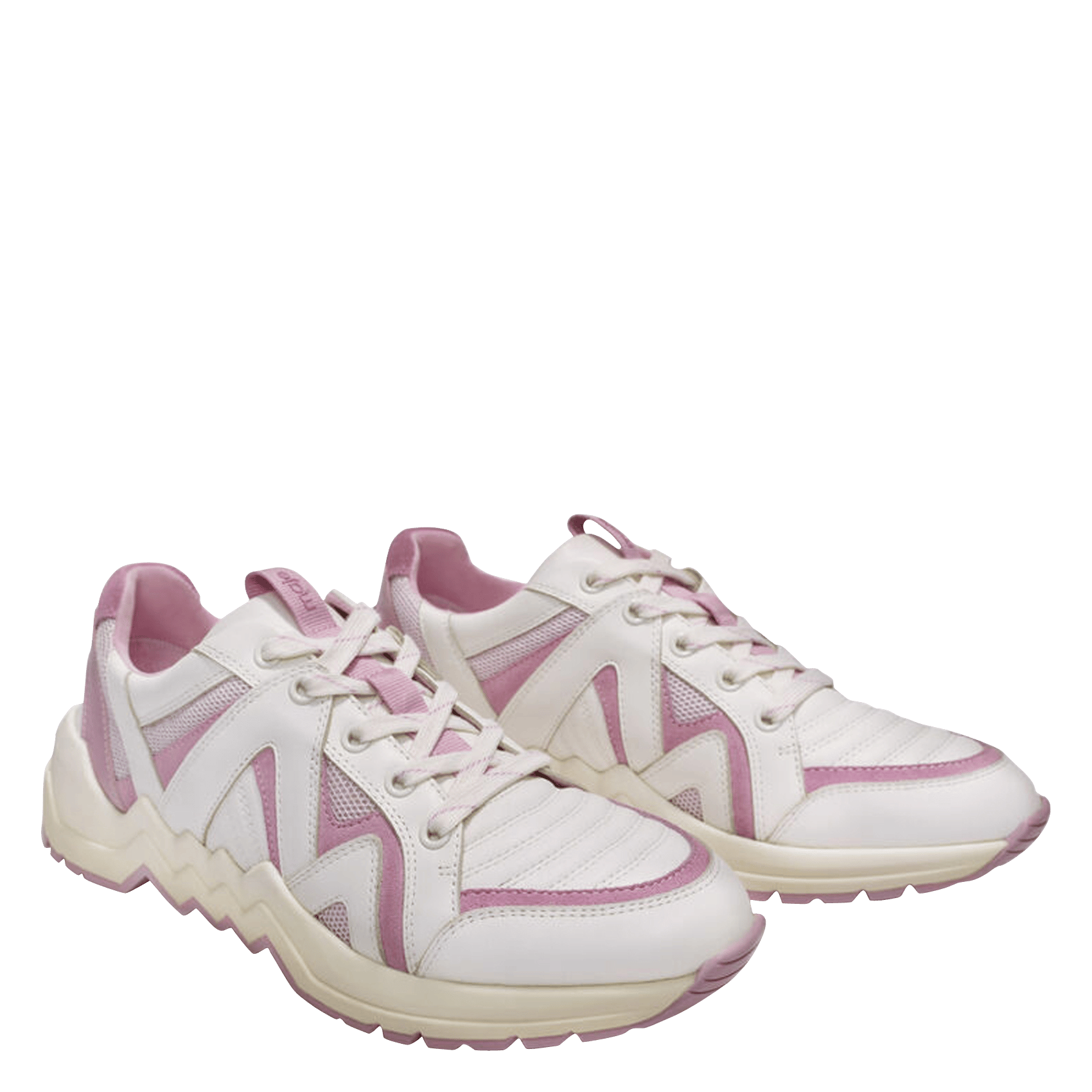 Lage, Leren Sneakers Rose Dragée Maje - Dames | Place des Tendances