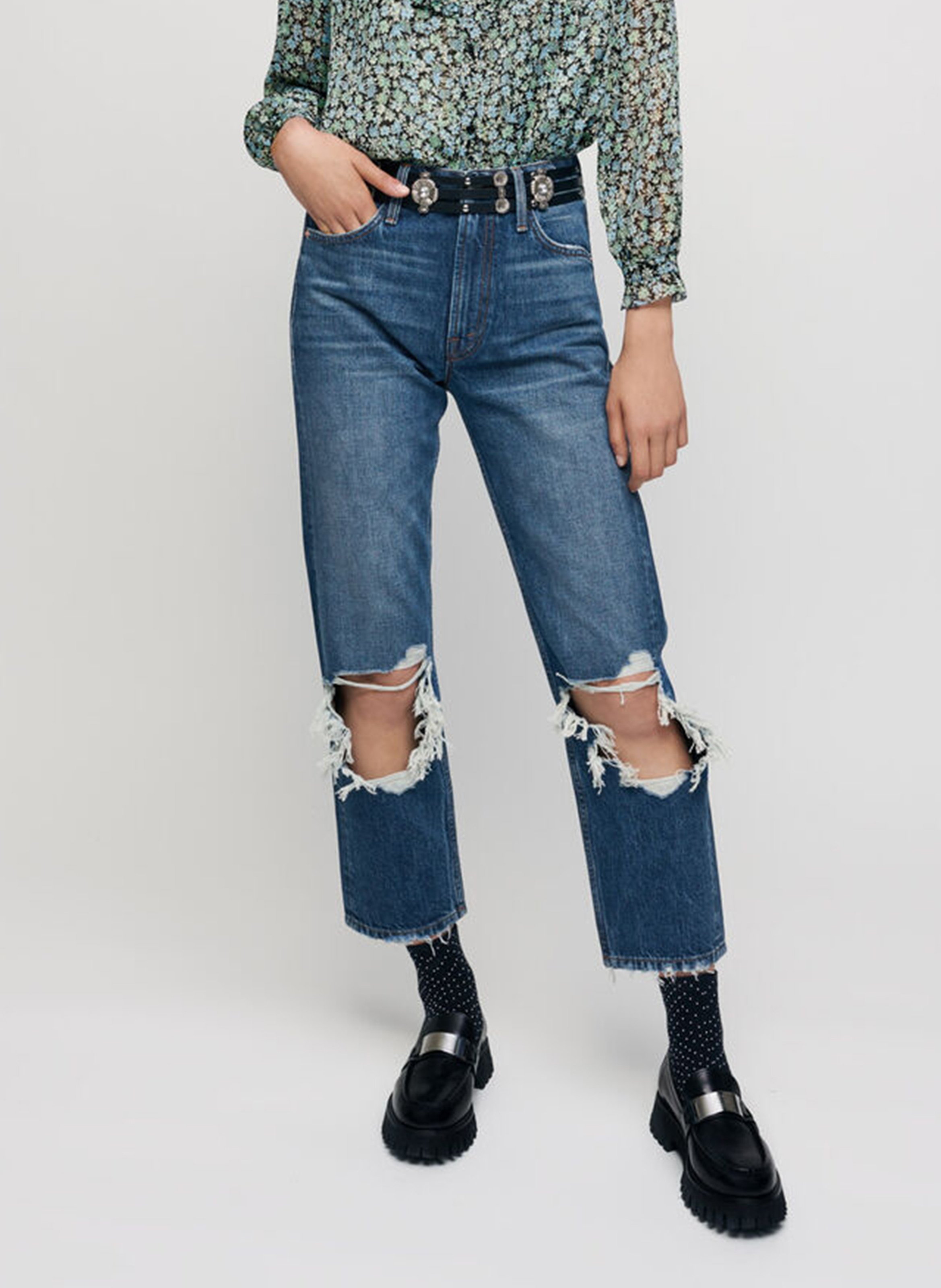 Dawa Straight Leg Jeans / Blue - Hello My Love