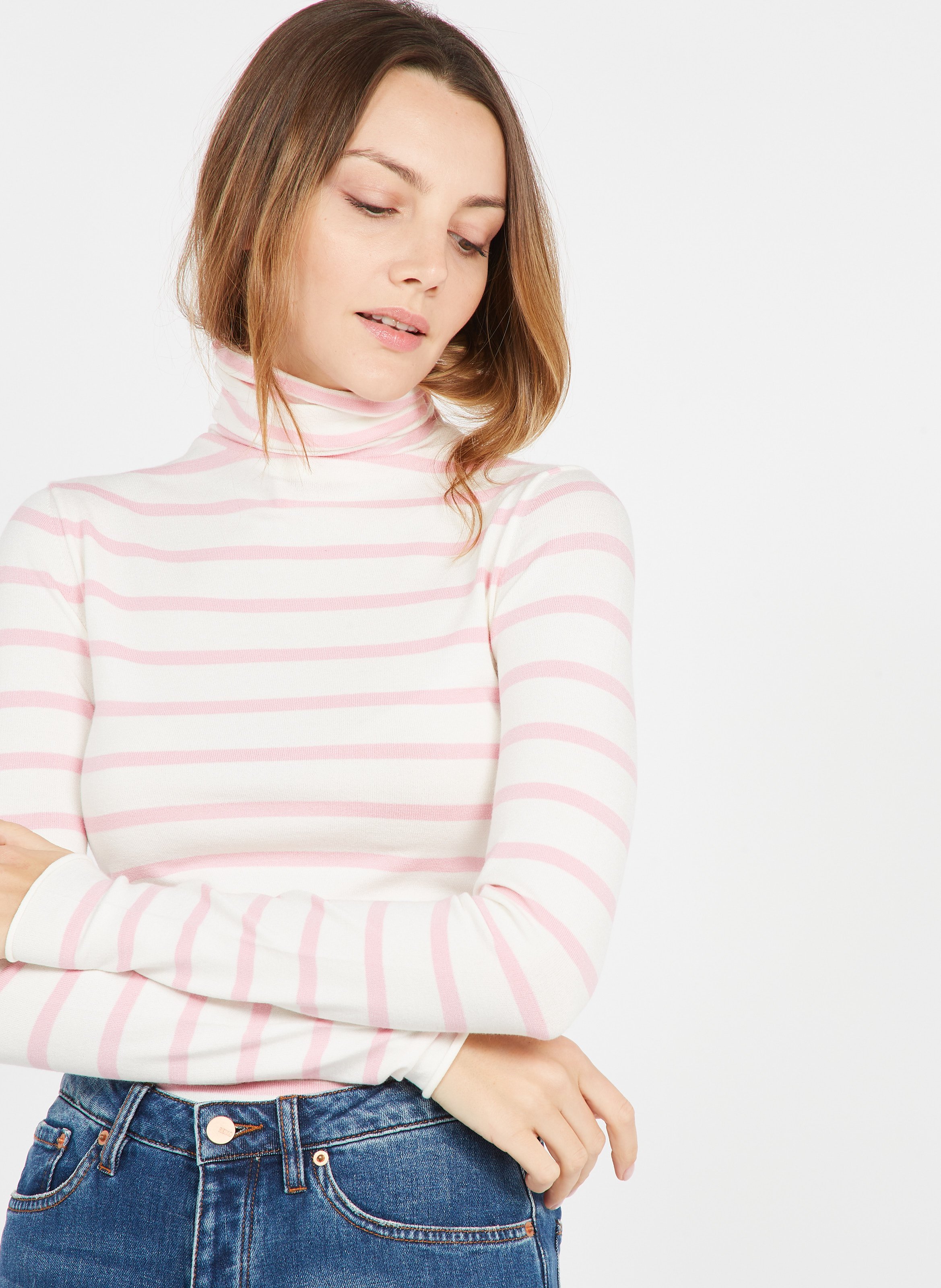 gestreepte coltrui dames