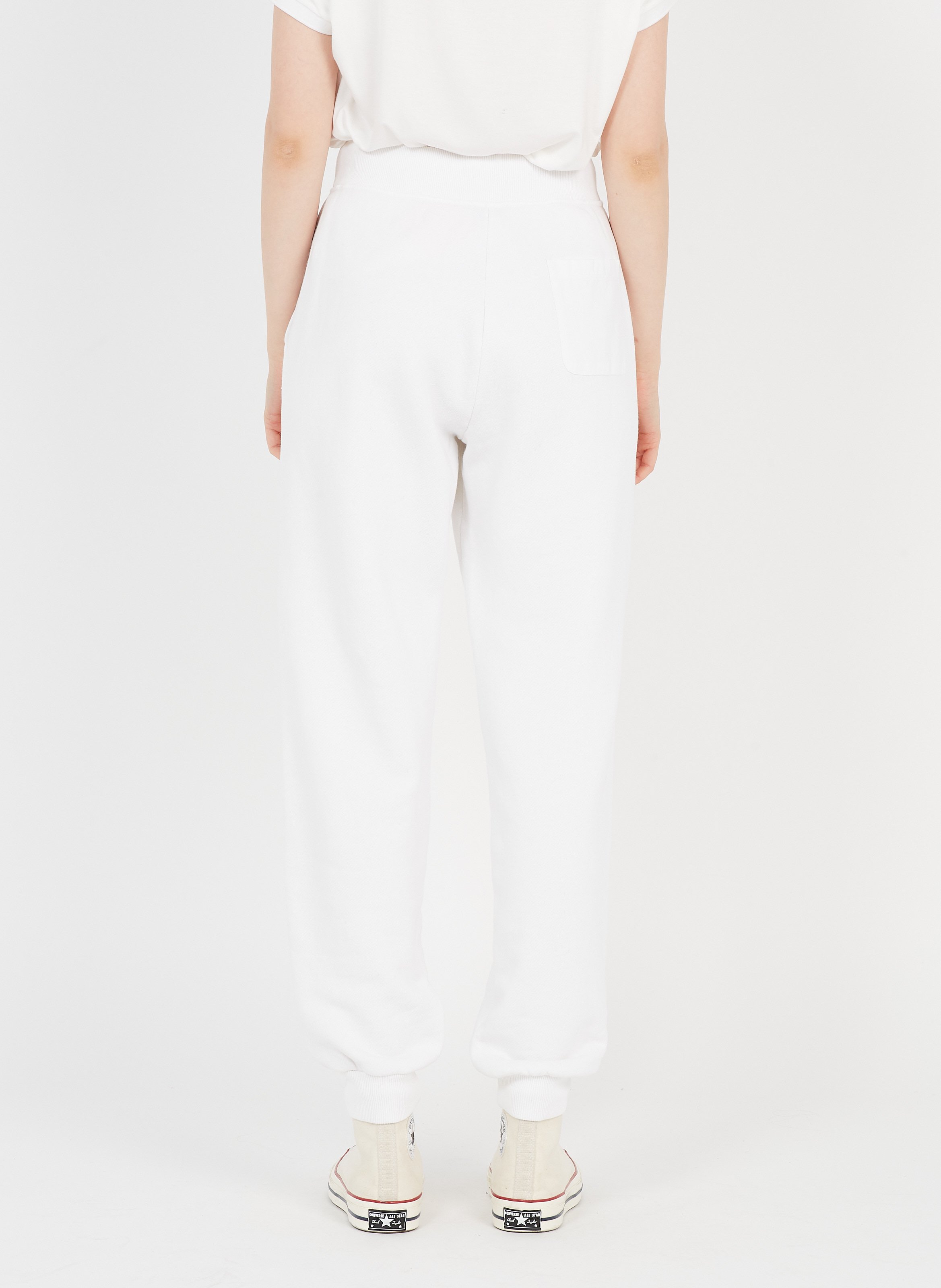 Katoenen Joggingbroek White Max\u0026co. - Dames | Place des Tendances