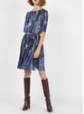 MAX&Co. peacock pattern Blauw