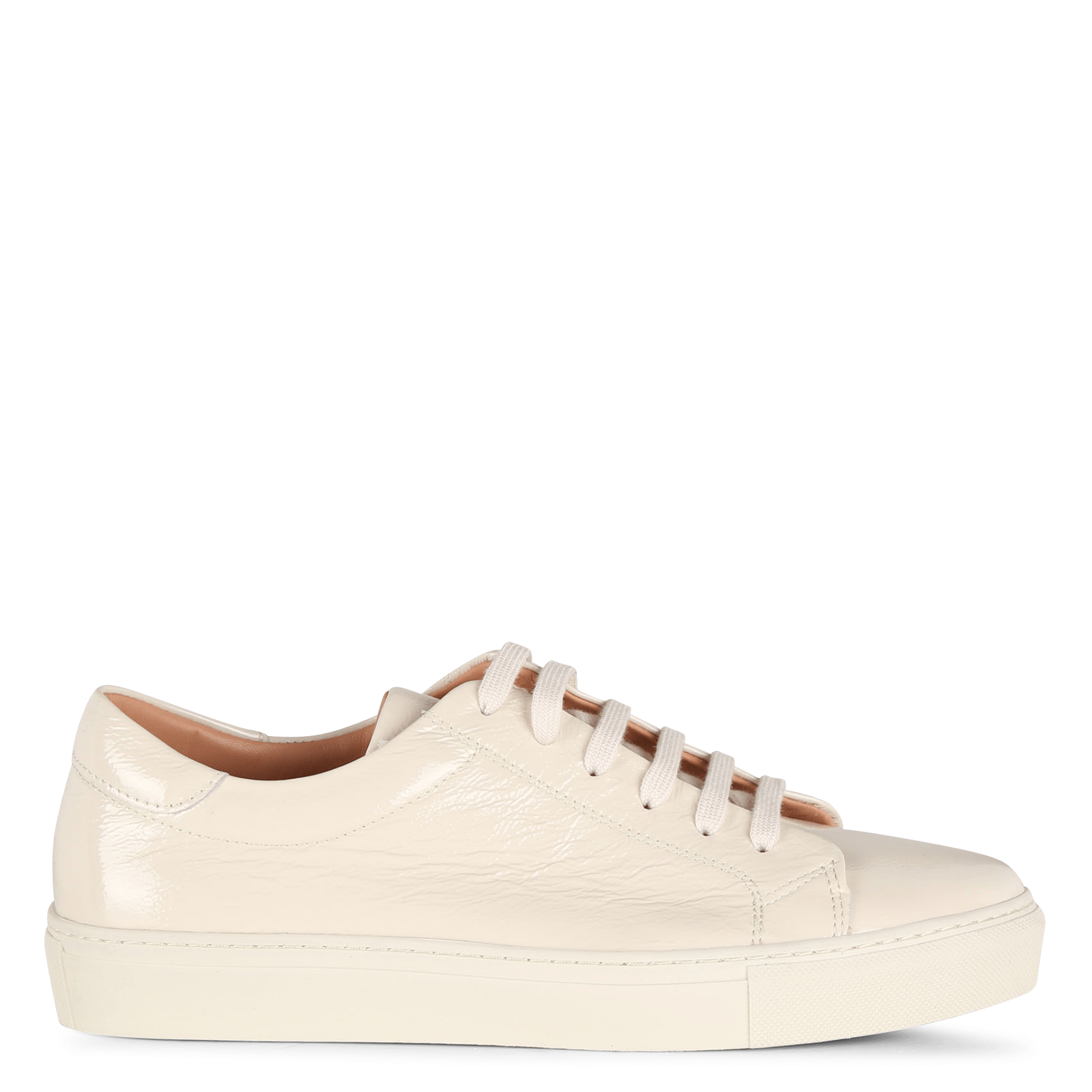 Lage, Lakleren Sneakers Beige Mellow Yellow - Dames | Place des Tendances