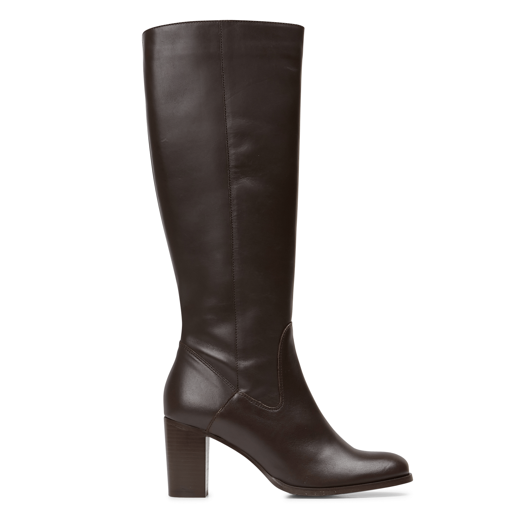 Sale Leren Laarzen Met Hak Brown Mellow Yellow - Dames | Place des Tendances