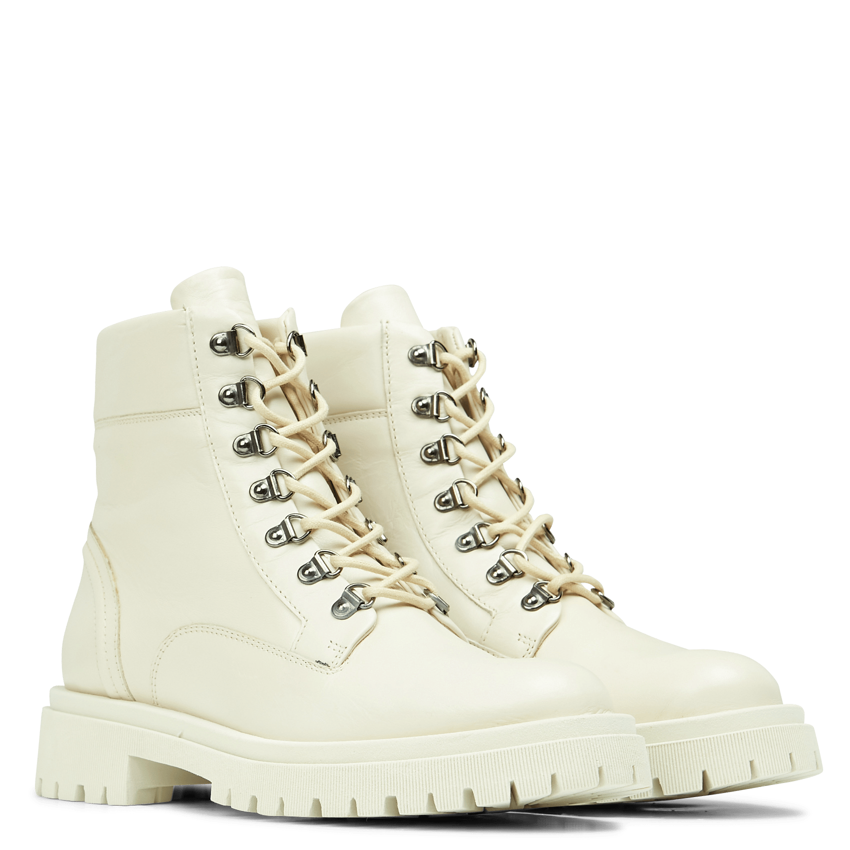 Basic veterboots beige | NIEUW BINNEN | goedkopeschoenen.com