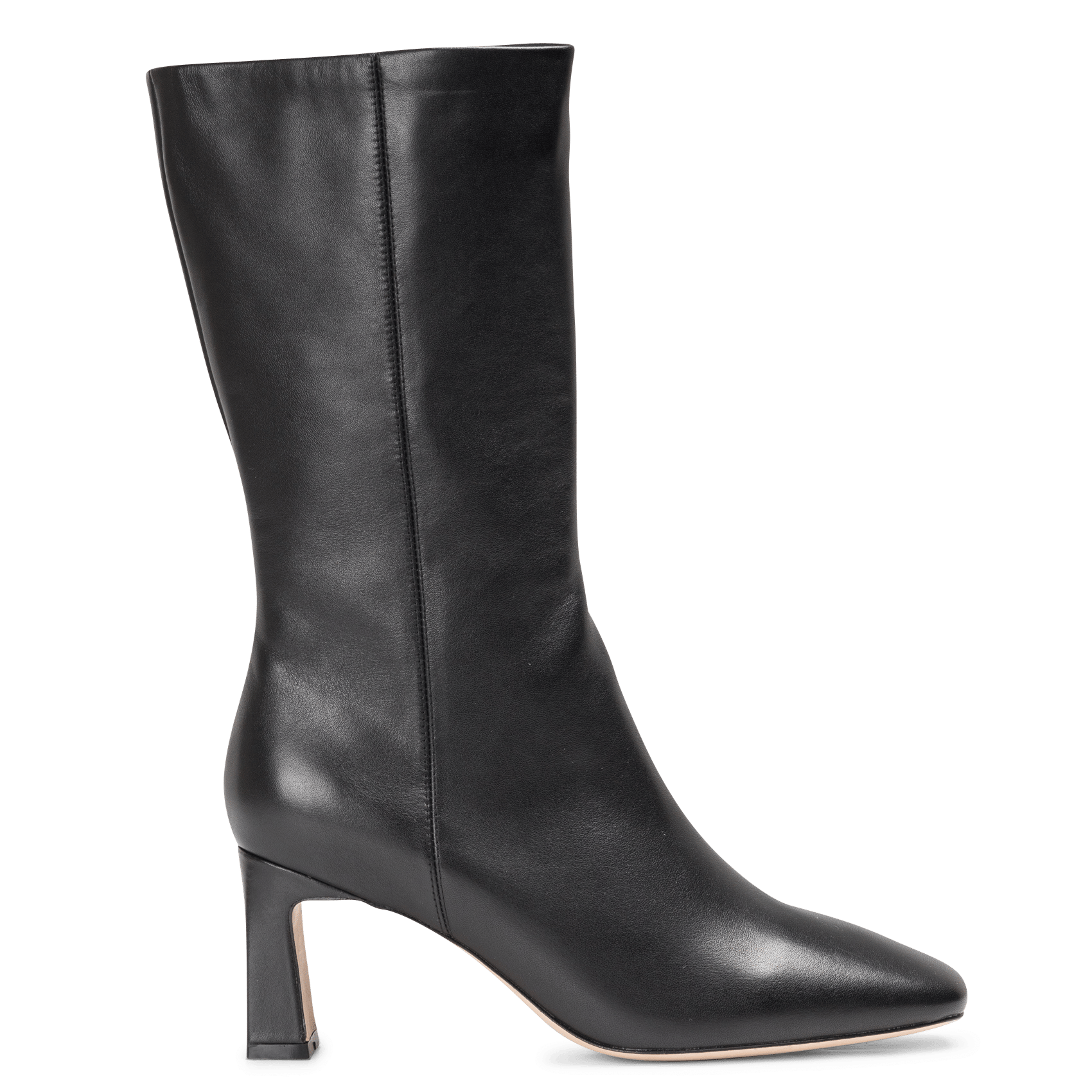 Leren Laarzen Met Hak Black Mi/mai - Dames | Place des Tendances