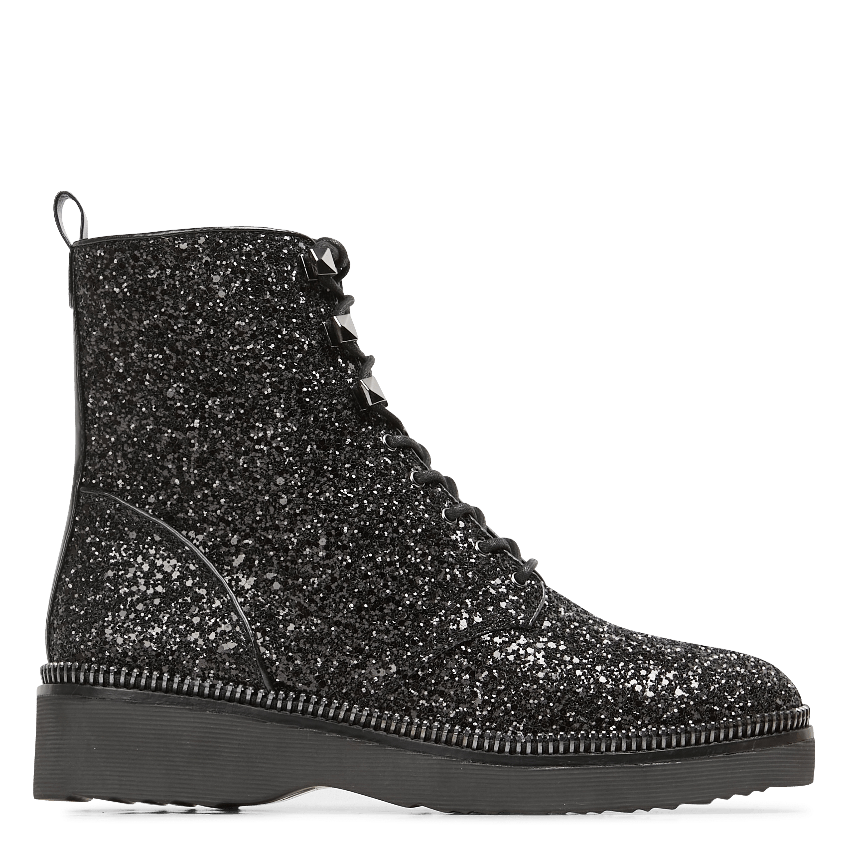 Platte Enkellaarzen Met Pailletten Black Michael Kors - Dames | Place des  Tendances
