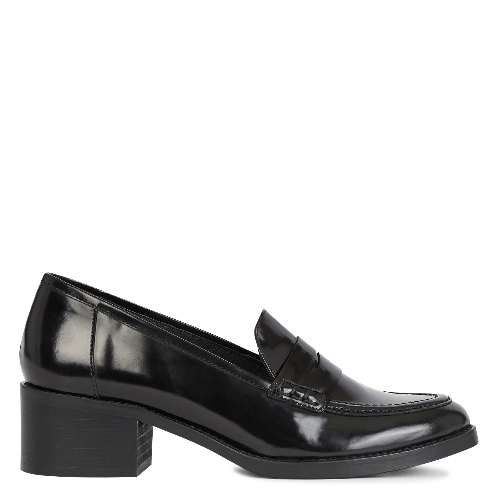 Lakleren Loafers Met Hak Noir Minelli - Dames | Place des Tendances