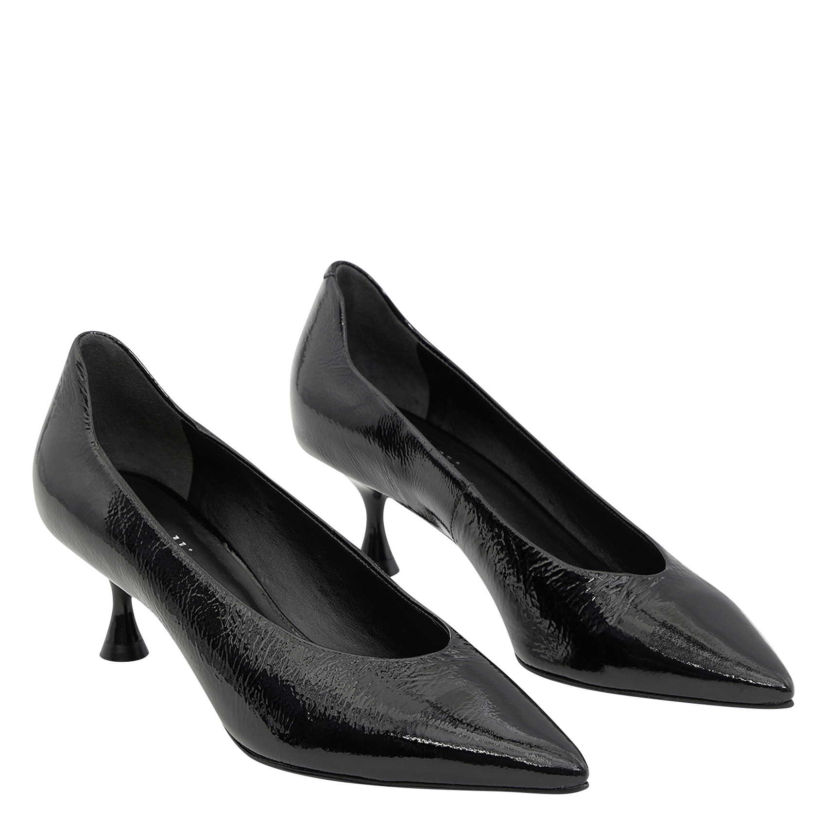 Lakleren Pumps Noir Minelli - Dames | Place des Tendances