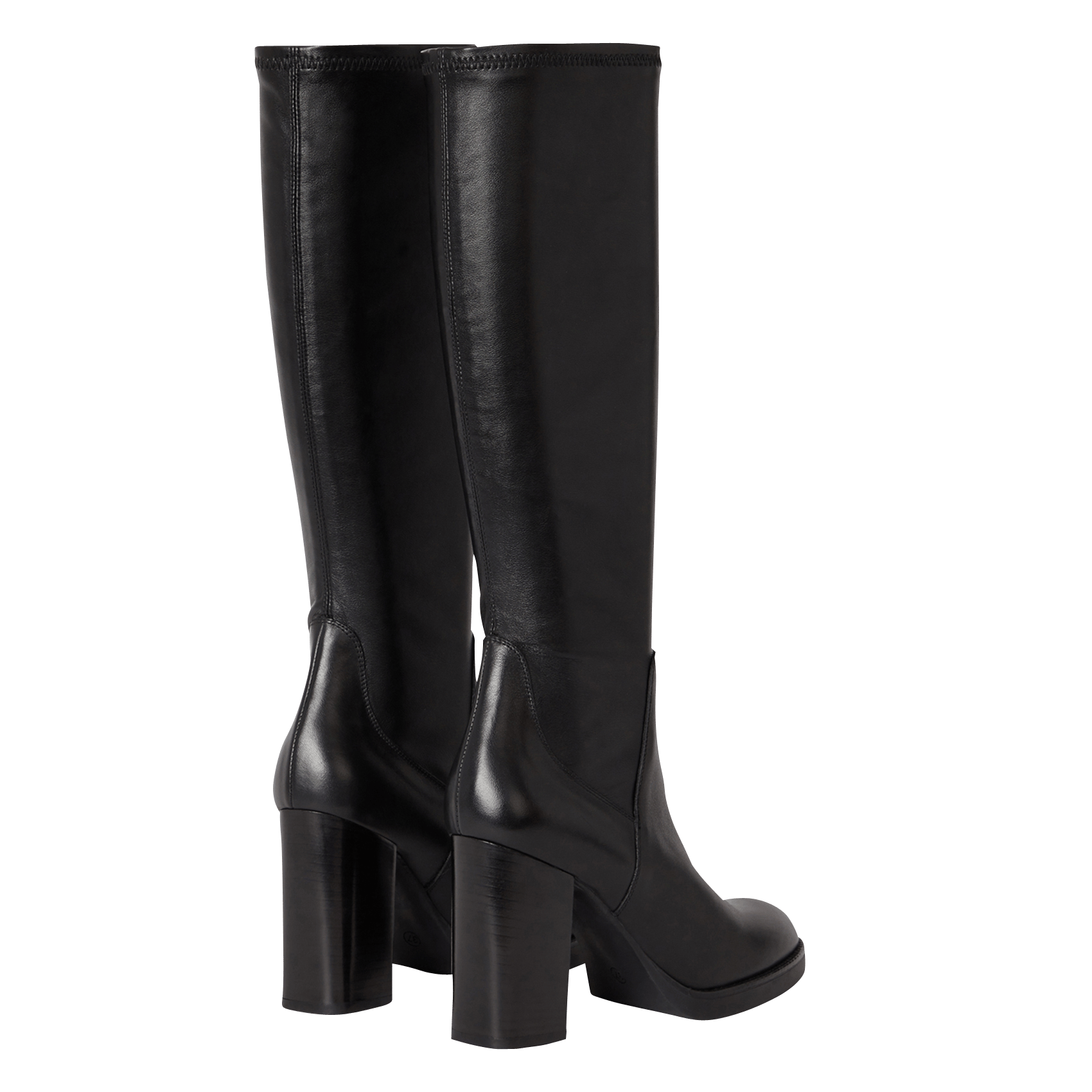 Leren Laarzen Met Hak Noir Minelli - Dames | Place des Tendances