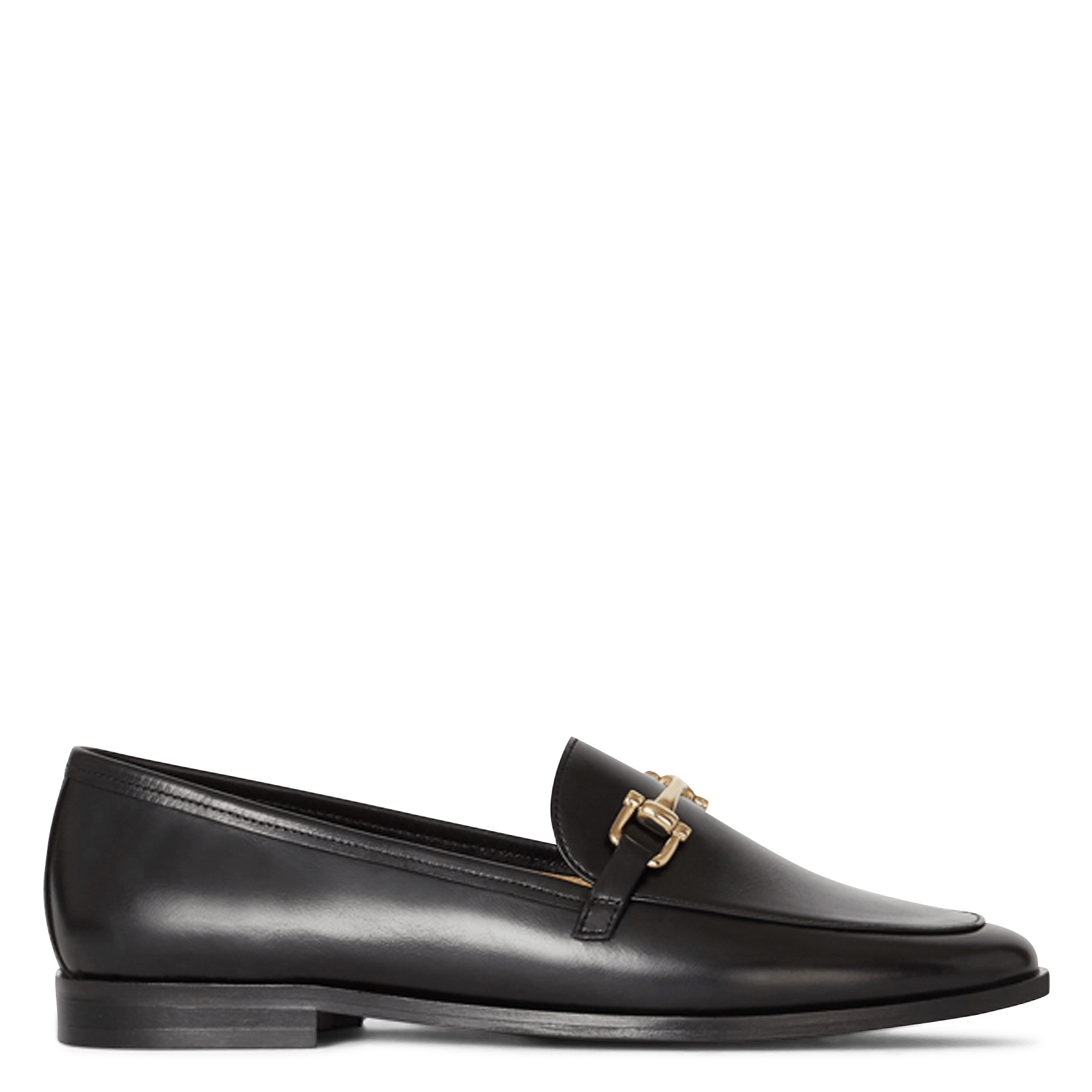 Bronx Ivy-Jazz leren loafers zwart/off white - Schoenen.nl