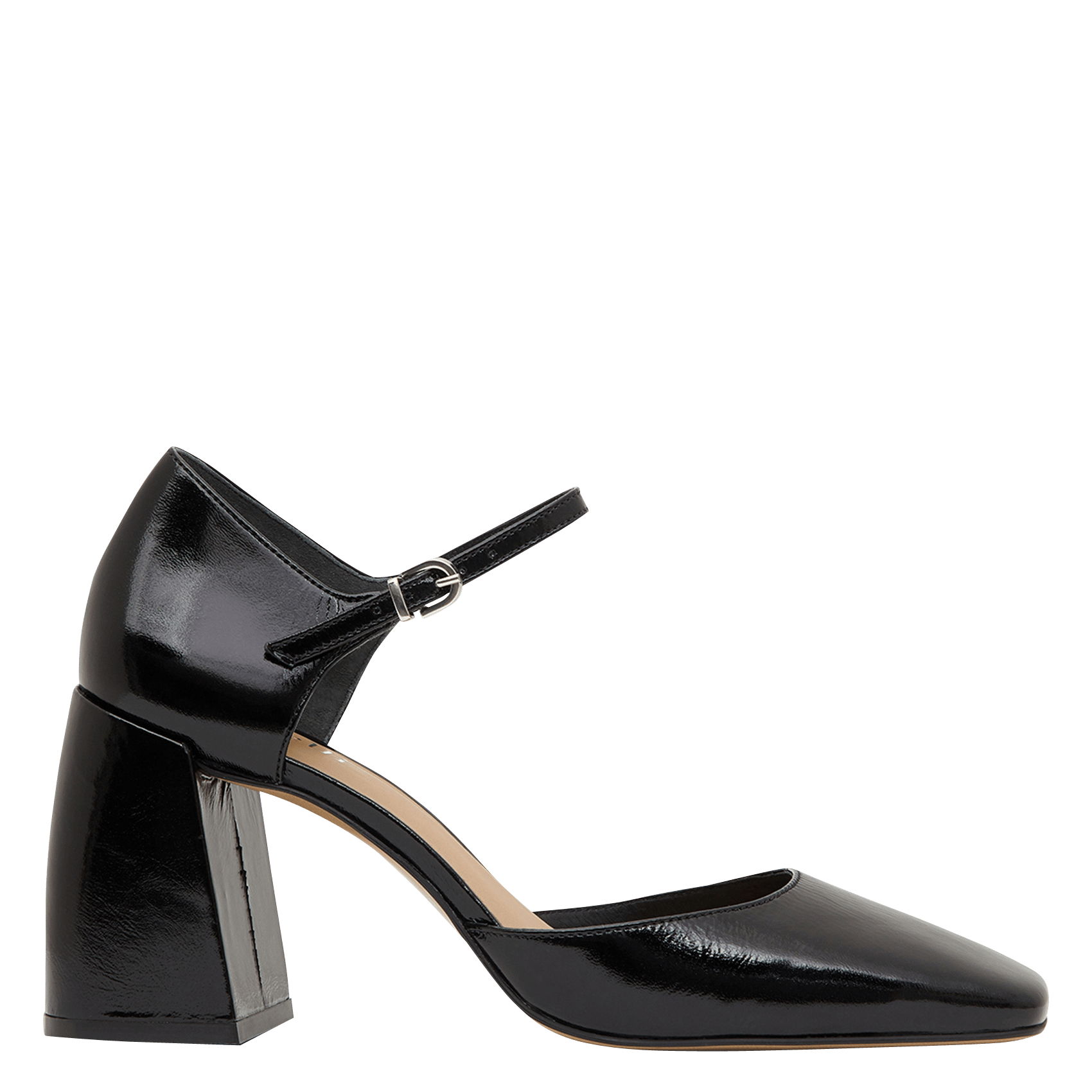 Leren Pumps Met Blokhak Noir Minelli - Dames | Place des Tendances