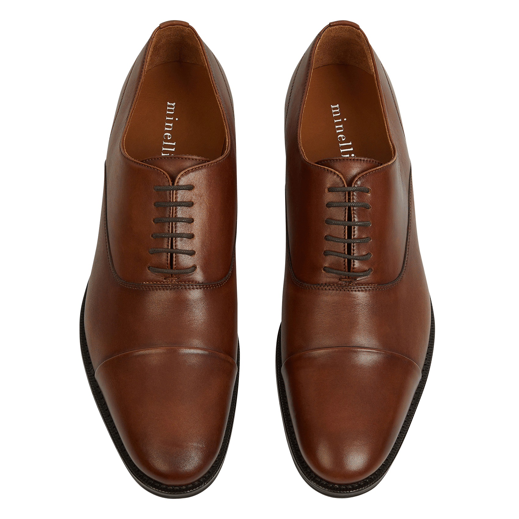 Nette Leren Schoenen Cognac Minelli - Heren | Place des Tendances