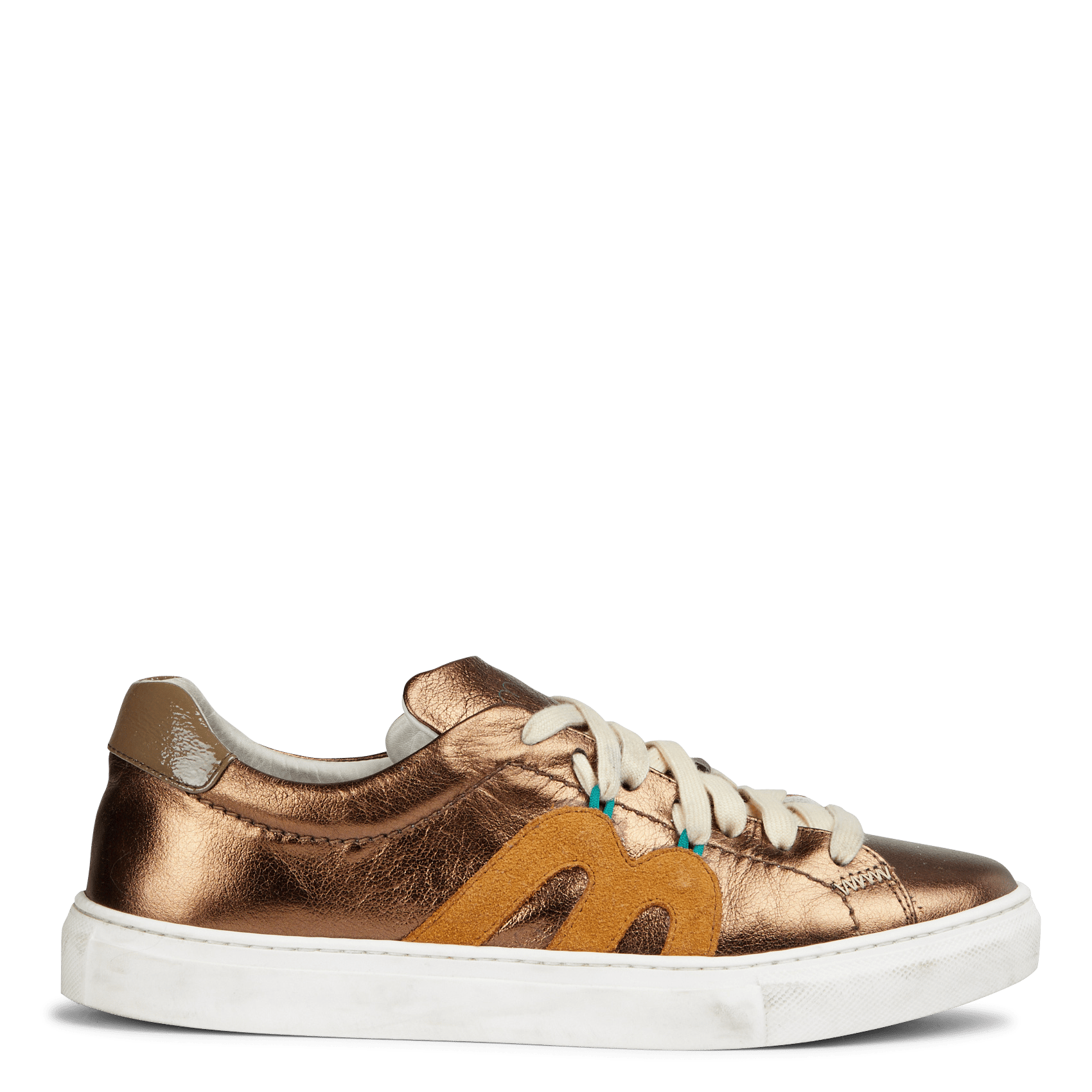 Witte leren sneakers - Heren | MANFIELD